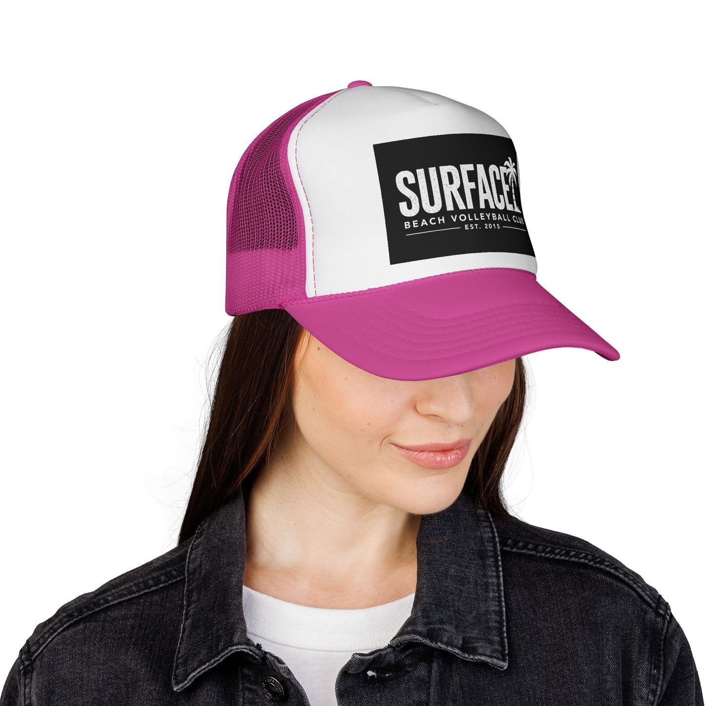 Surface Beach Volleyball Club Trucker Cap | Surf Palm Logo