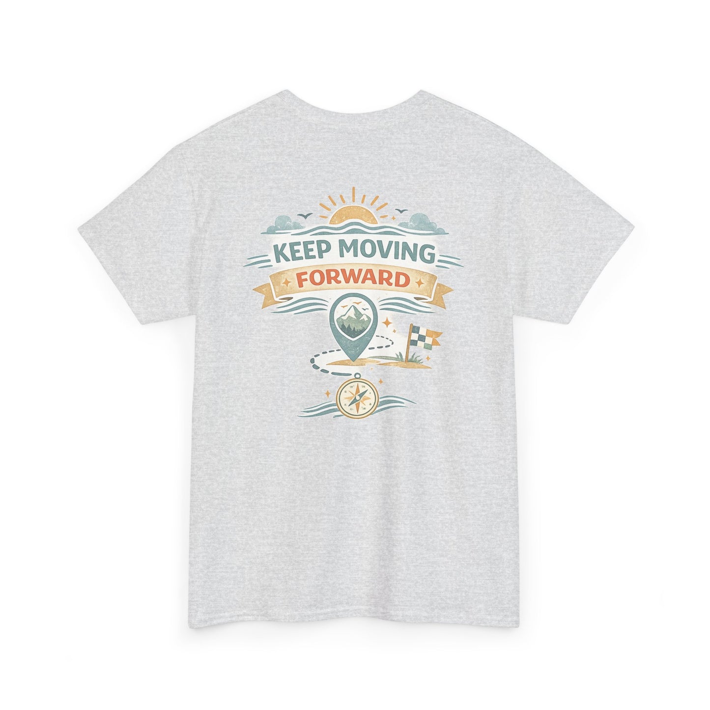 Make a Plan, Be Ready to Deviate T‑Shirt — 'Keep Moving Forward' Adventure Travel Tee