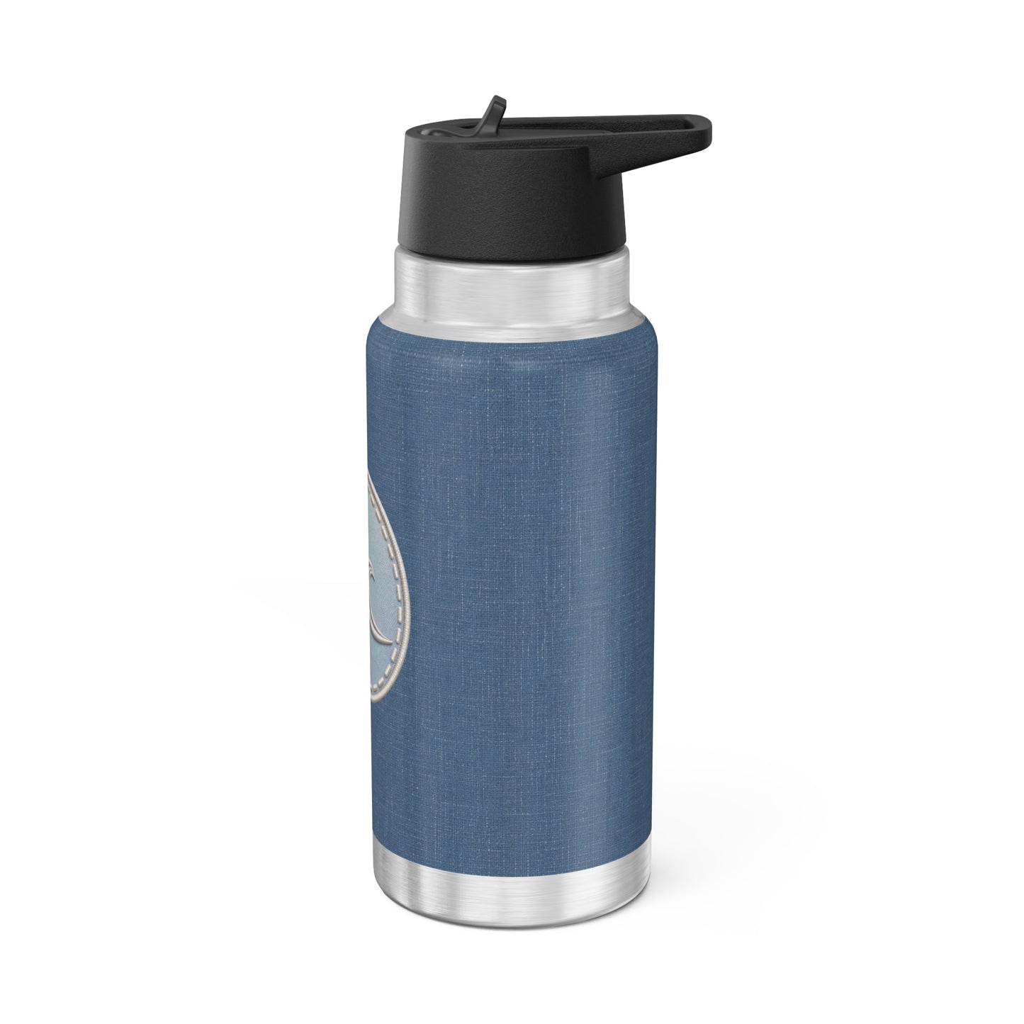 32oz Wave Stainless Tumbler — Coastal Blue Insulated Water Bottle