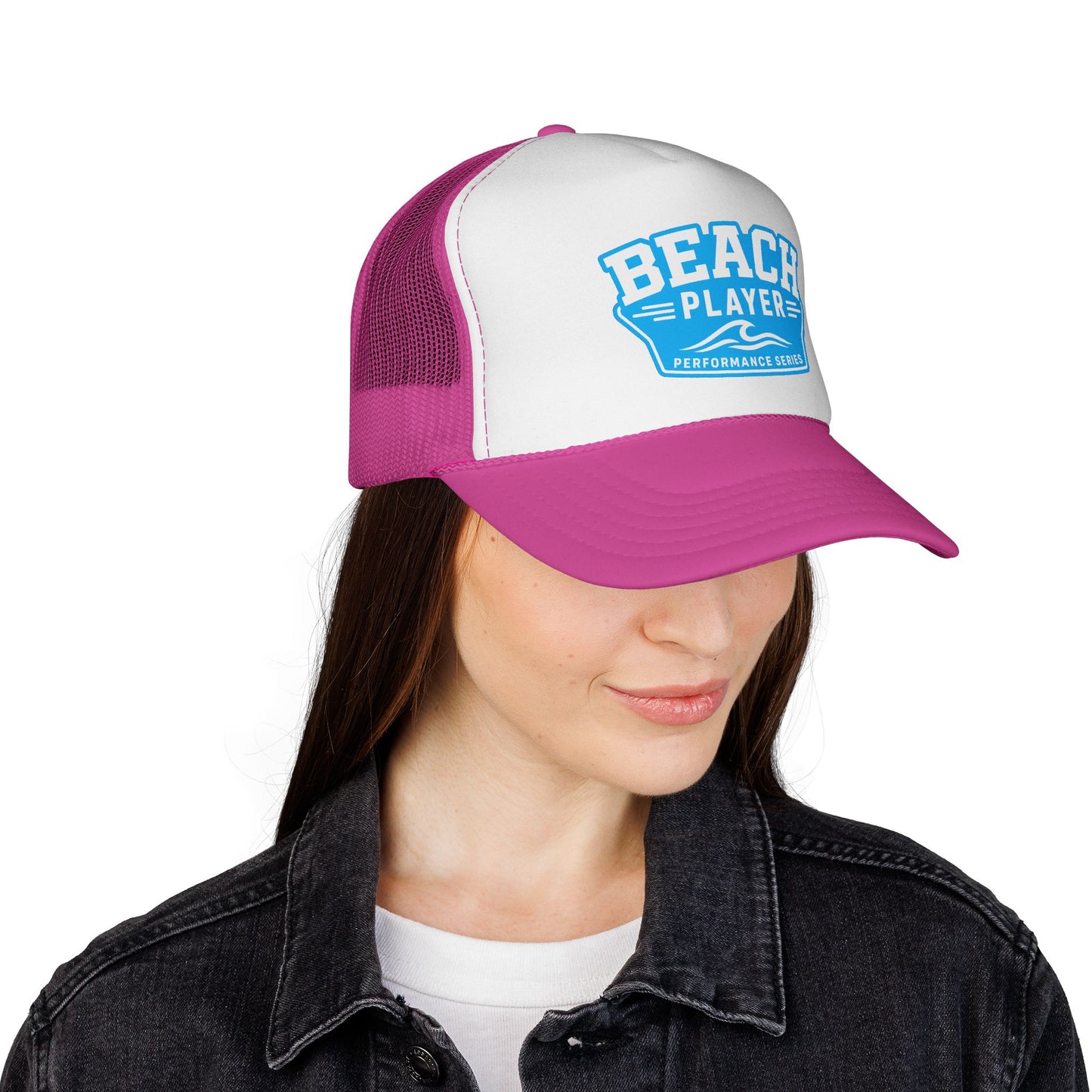 Beach Player Trucker Cap | Surf Wave Logo