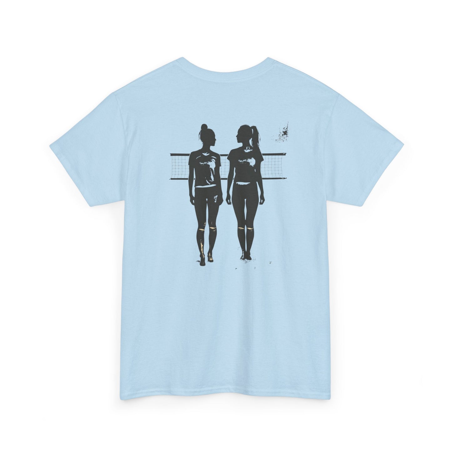 Beach Volleyball “Partners” Unisex Heavy Cotton Tee
