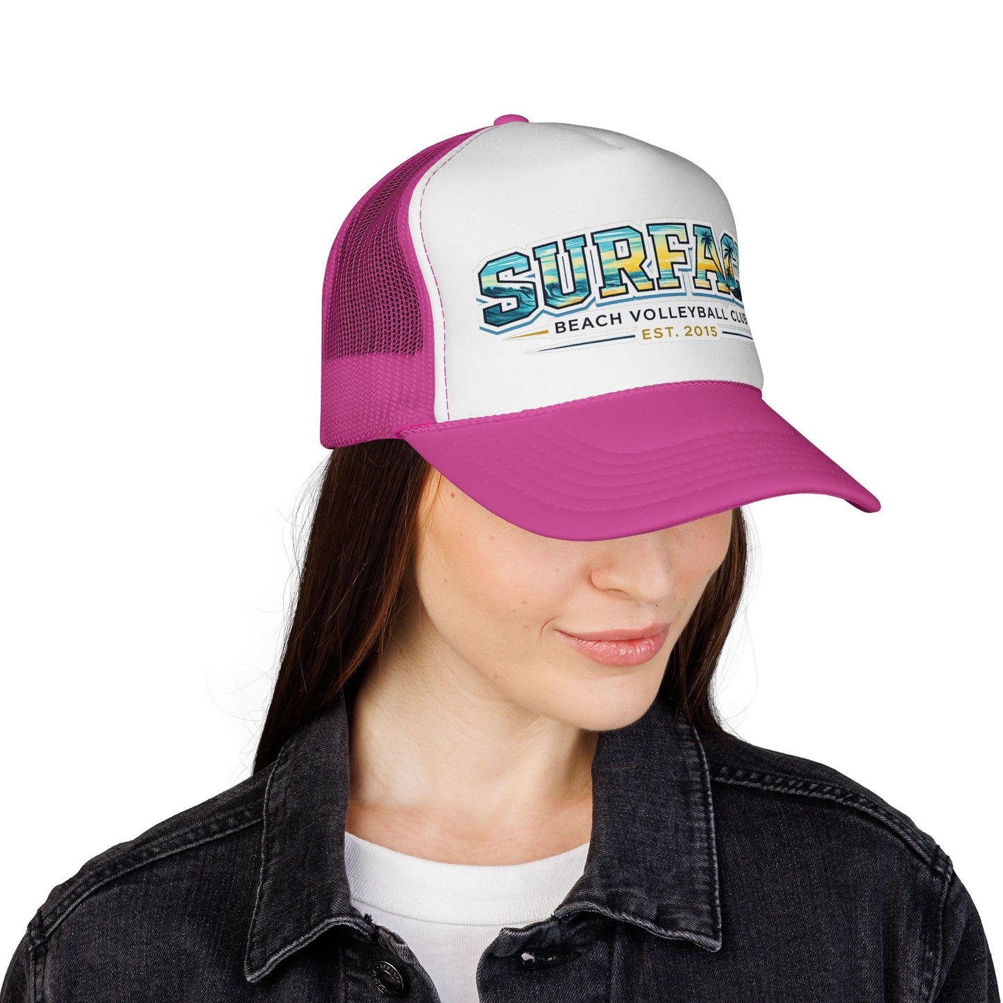 Surface Beach Volleyball Club Trucker Cap | Surf Graphic Trucker Hat