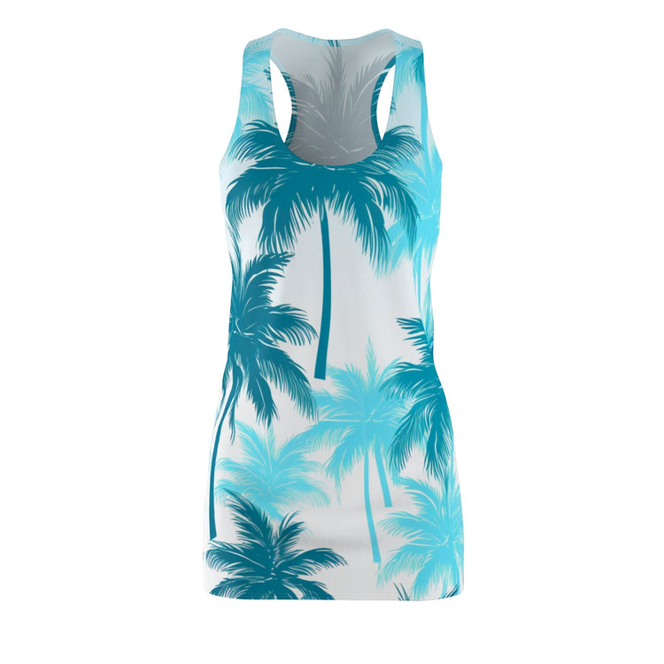 Lightweight cover up racerback dress.  Perfect to wear at the beach or pool over your swimwear.  