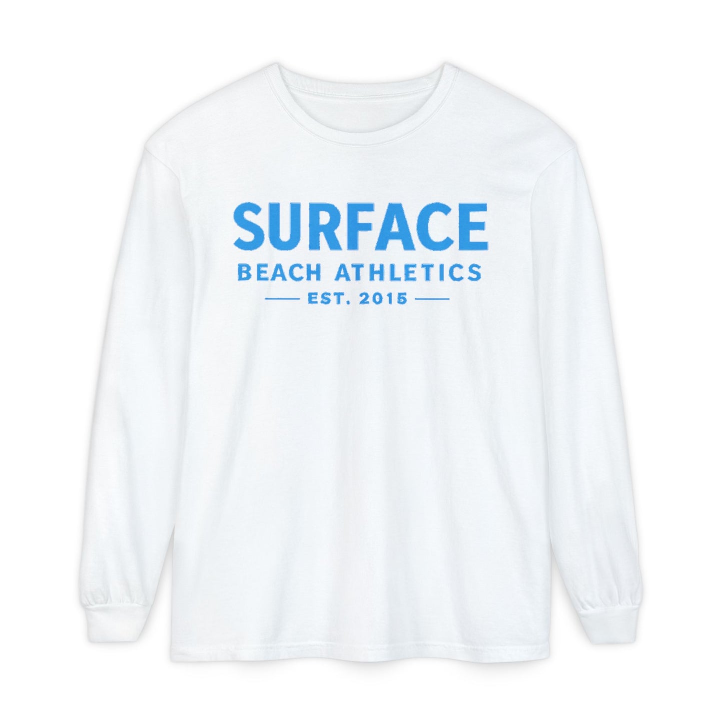 Surface Beach Athletics Long Sleeve Tee — 'Surface' Graphic Shirt