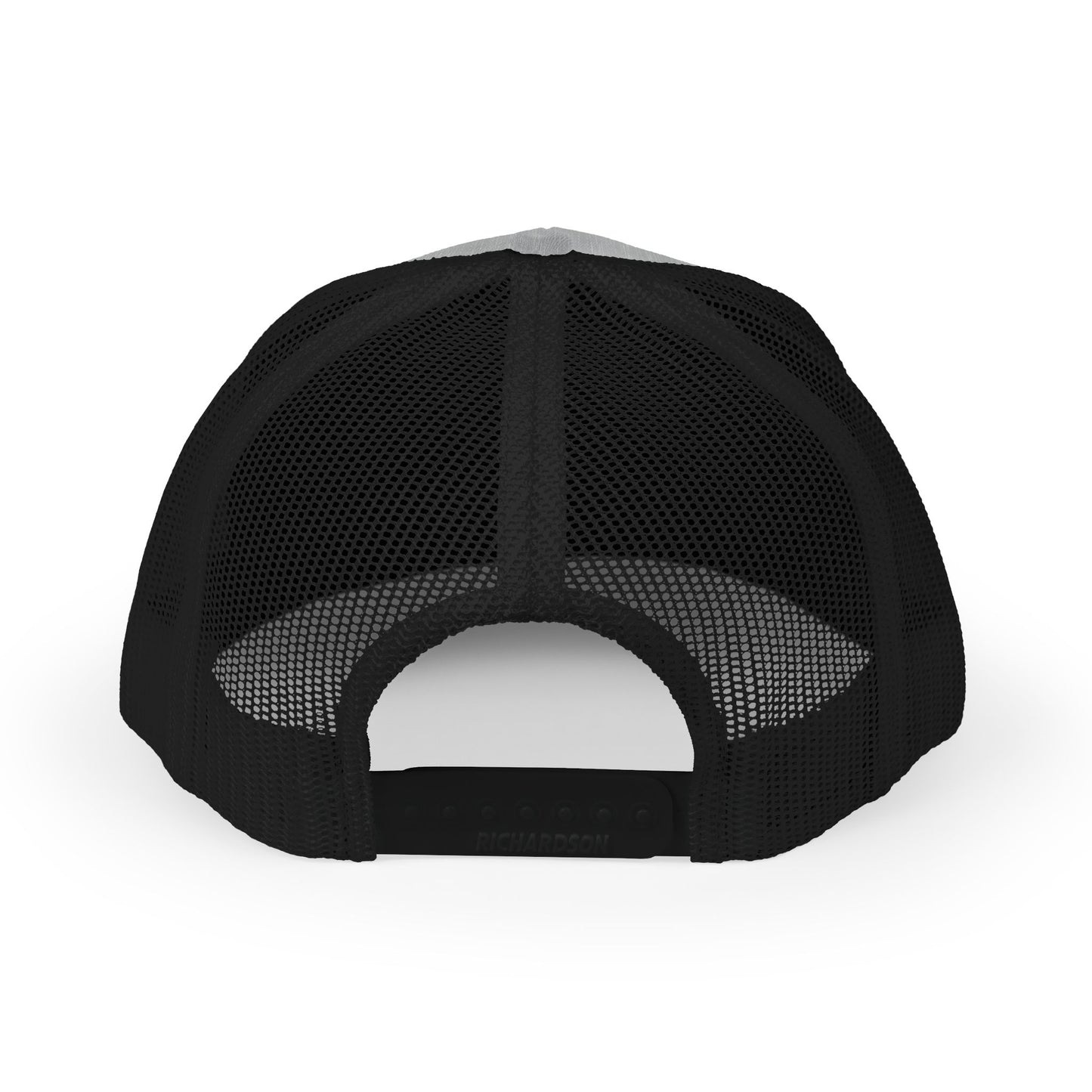 Whiplash Script Snapback Trucker Cap — Retro Baseball Mesh Hat