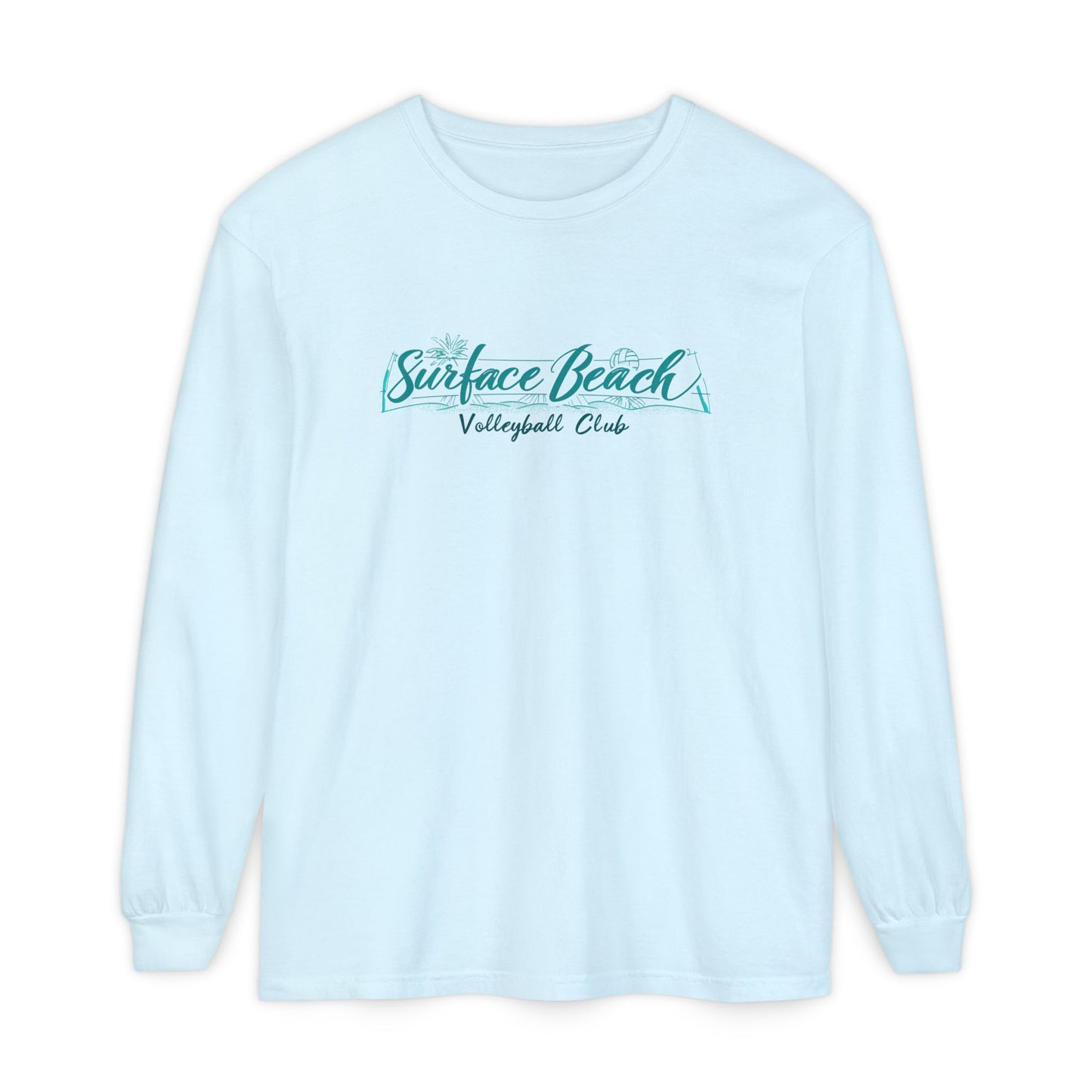 Surface Beach Volleyball Club Long Sleeve Tee — "Beach Player" Back Print