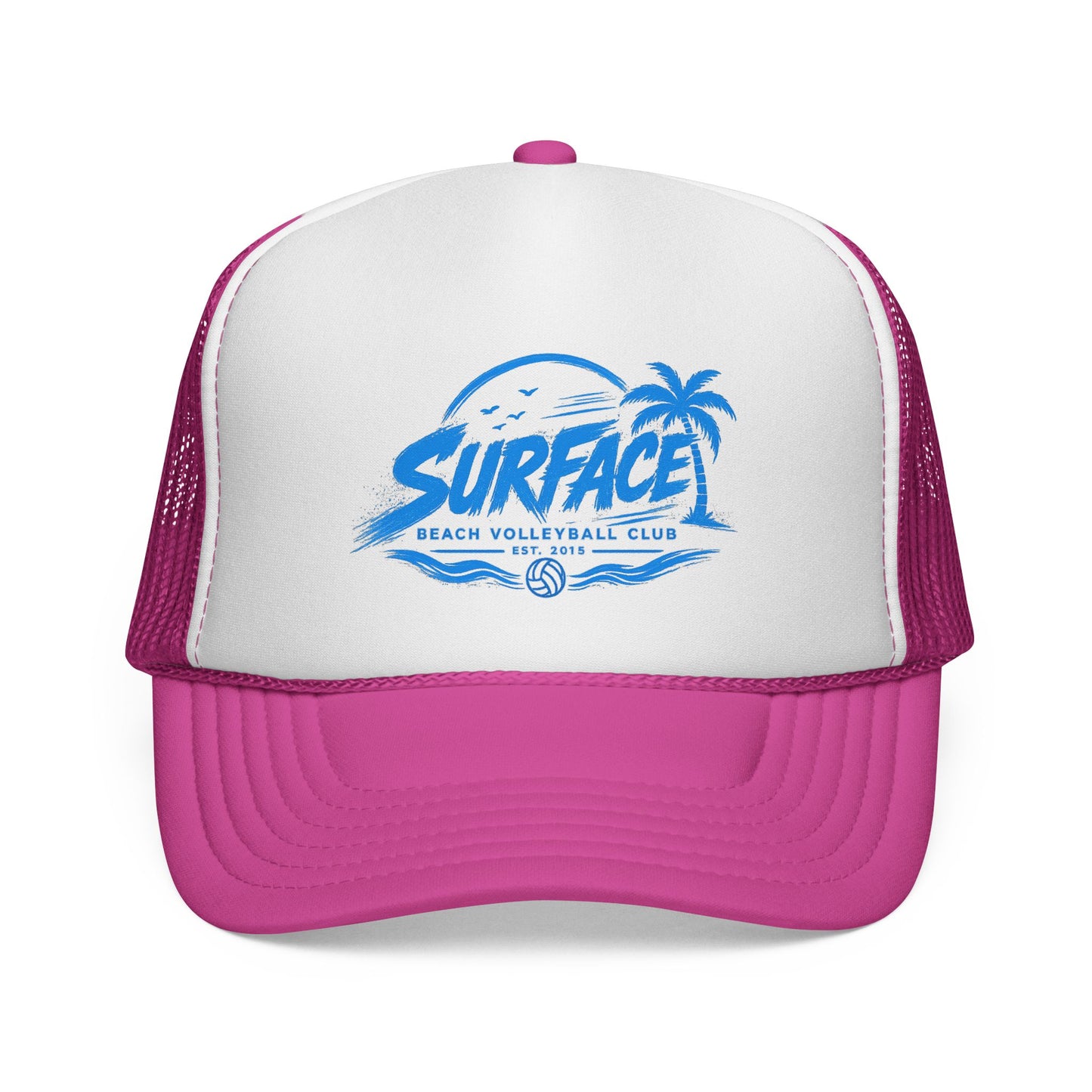 Surface Beach Volleyball Club Trucker Cap | Surf Palm Logo