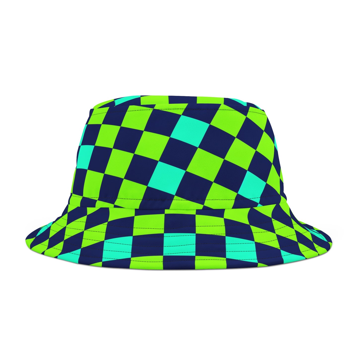 Moda Urbano Checkered Bucket Hat (AOP)