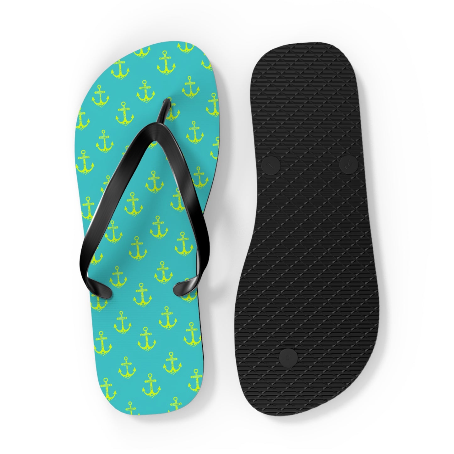 Anchors Away Surface Beach Volleyball Club Designer Flip Flops