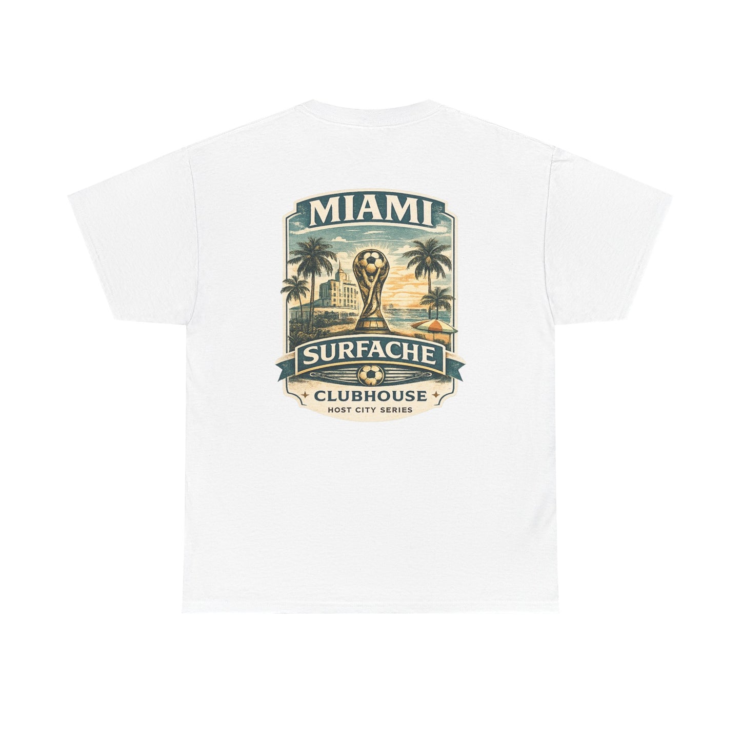 Surfache Miami Clubhouse T-Shirt — Vintage Palm Beach Surf Tee