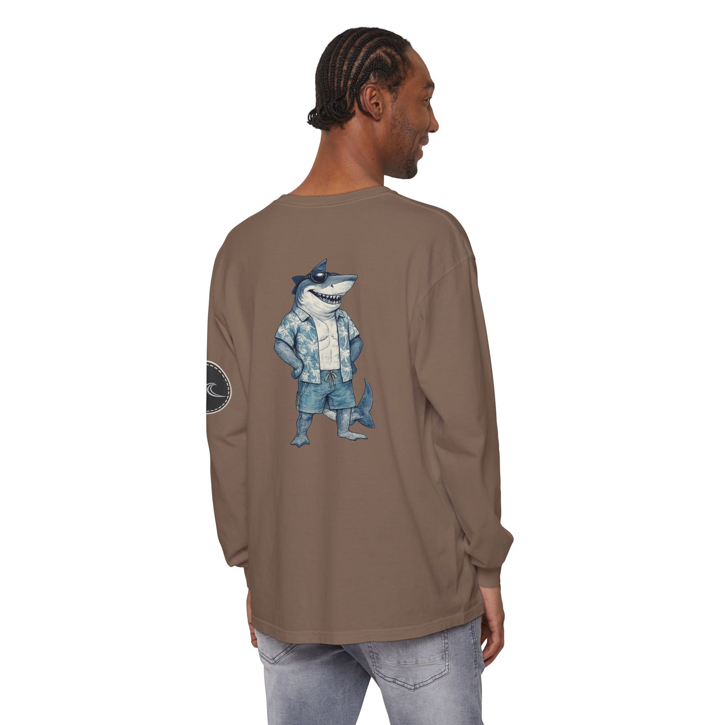 Surfache Shark Graphic Long Sleeve Tee
