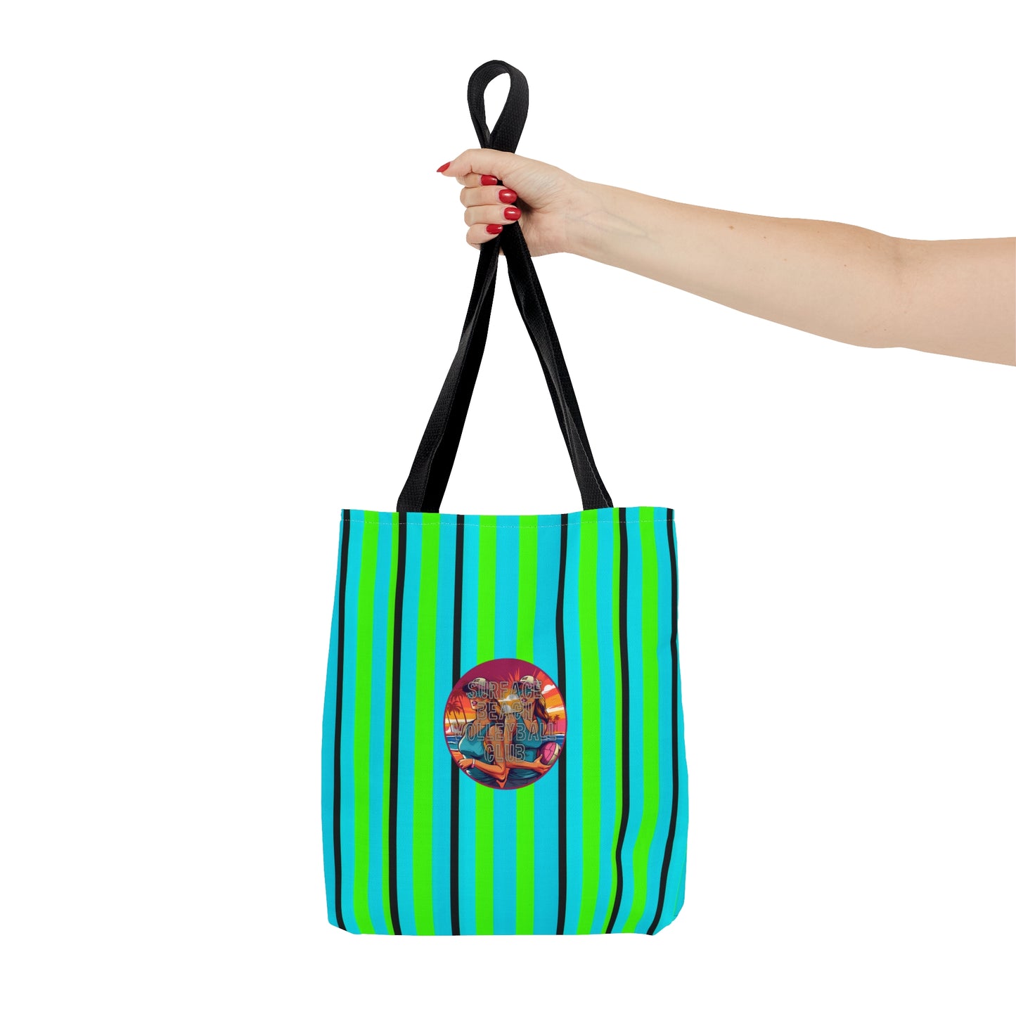 Surface Beach Volleyball Club Stripes Travel Tote Bag