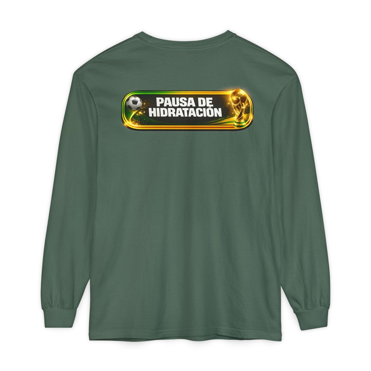 Surfache World Cup Soccer Long Sleeve Tee — "Surface" Front & "Pausa de Hidratación" Back