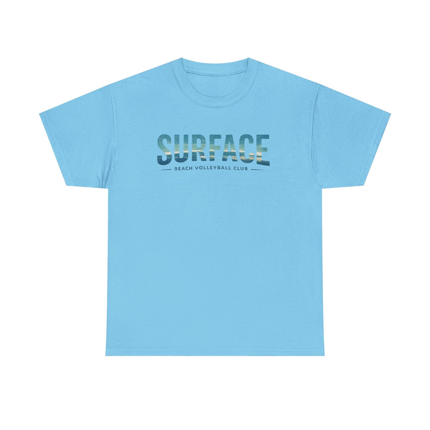 Surface Beach Club T-Shirt — Vintage Palm & Wave Logo Tee