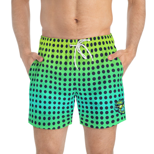 Mascot Surface Beach Volleyball Club Dotted Ombré Modern Swim Trunks Volleys