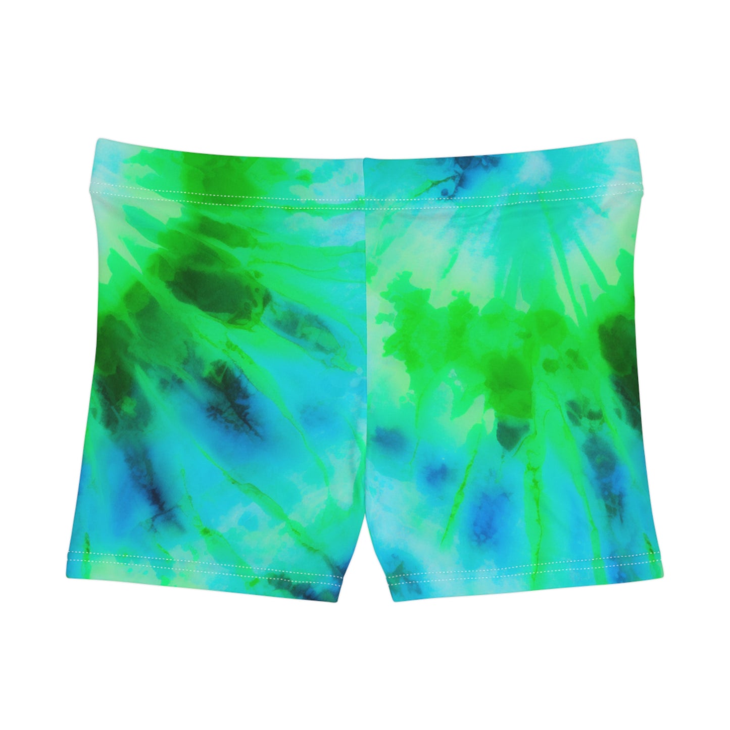 Surface Beach Volleyball Club Tie Dye Athletic Spandex Workout Yoga Women's Shorts (AOP)