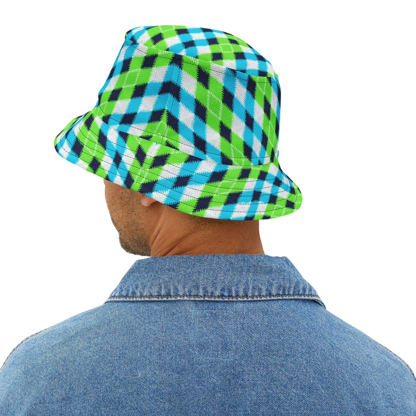 Moda Urbano Argyle Bucket Hat (AOP)