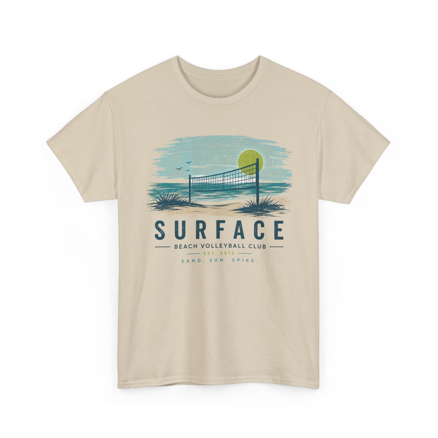 Surface Beach Volleyball Club T-Shirt – Vintage Coastal Volleyball Tee