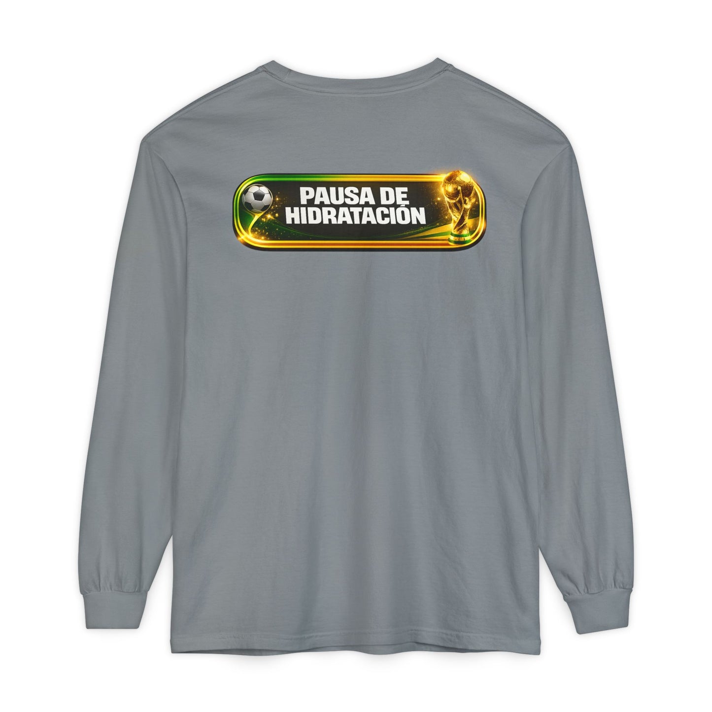Surfache World Cup Soccer Long Sleeve Tee — "Surface" Front & "Pausa de Hidratación" Back