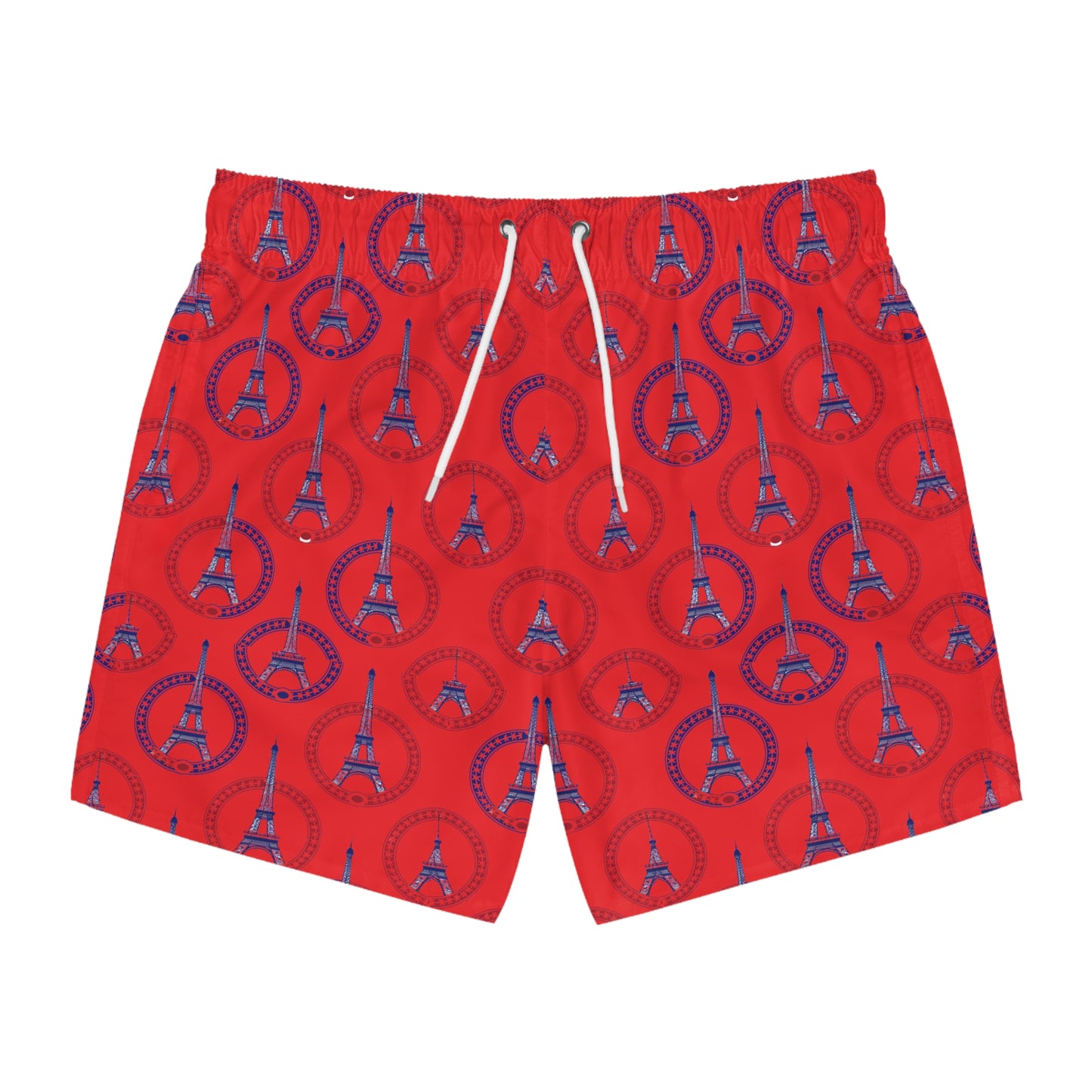 Paris Olympics Inspired Surface Beach Volleyball Club Modern Swim Trunks