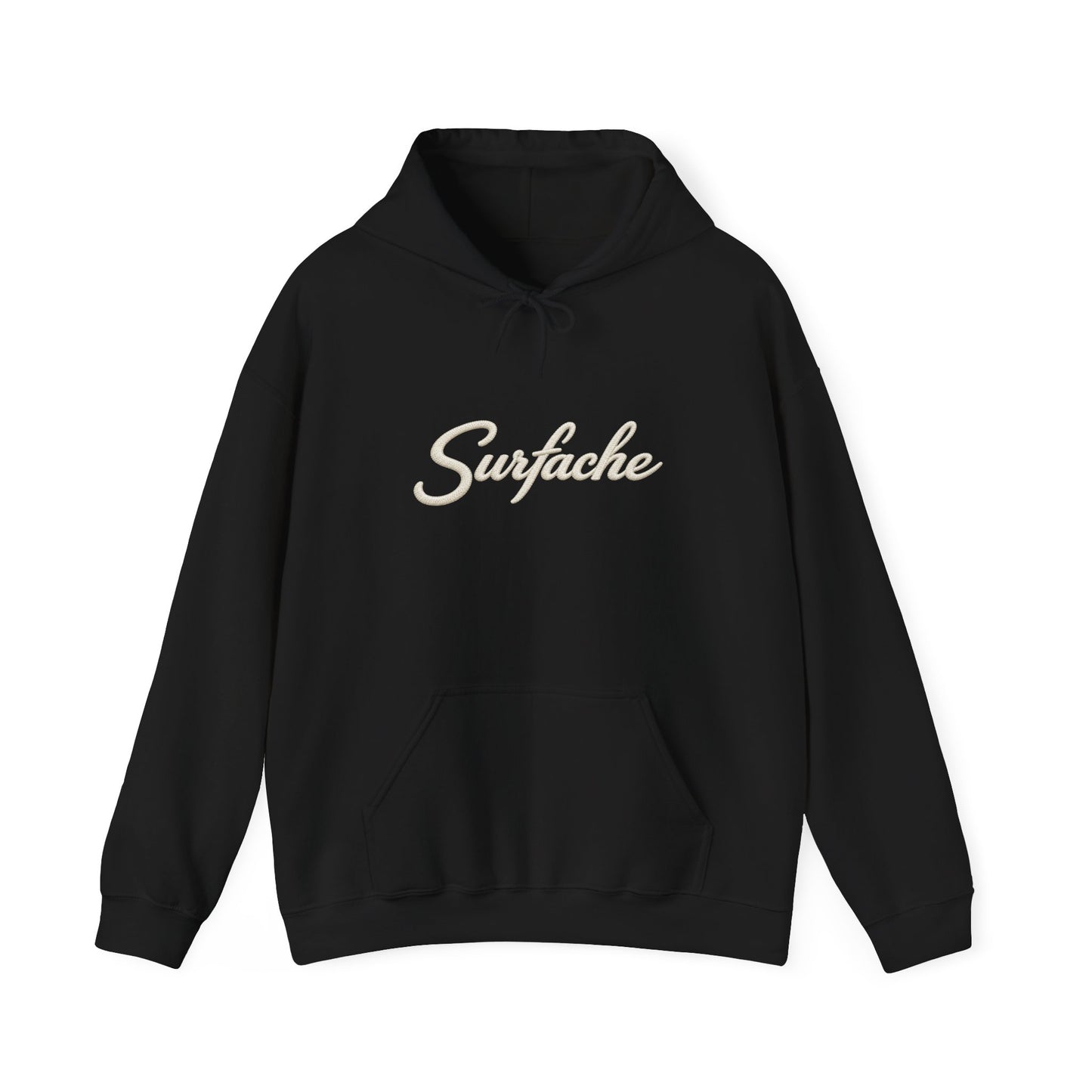 Surfache Wave Logo Hoodie — Coastal Surf-Inspired Pullover