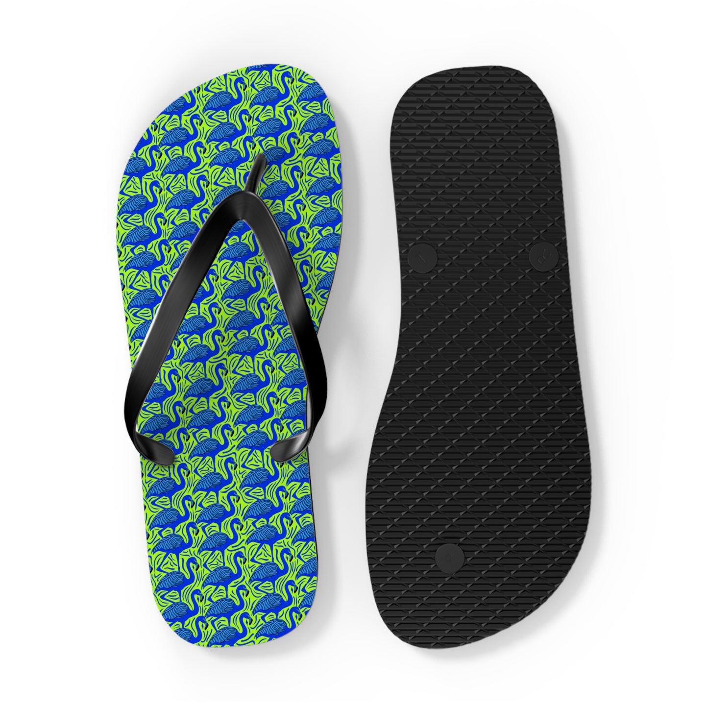 Flamingos Surface Beach Volleyball Club Designer Flip Flops