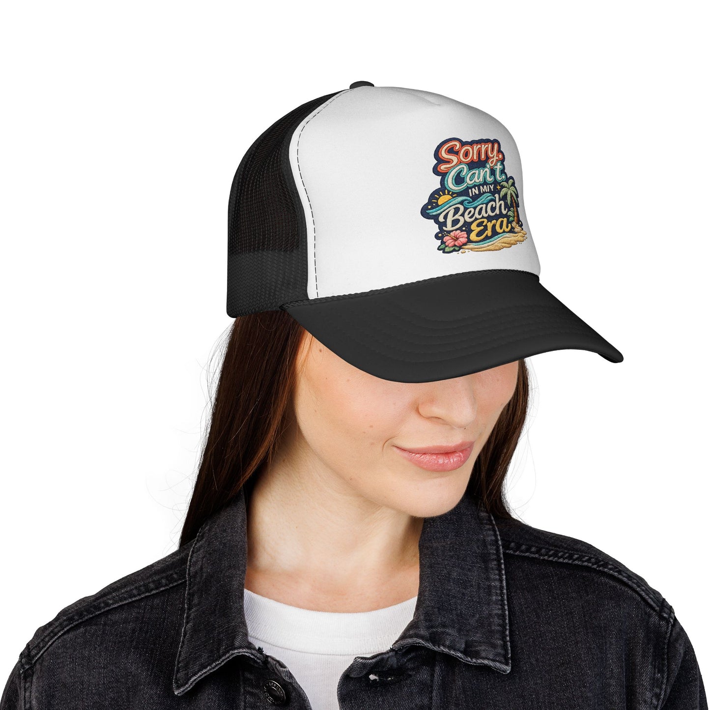 Sorry Can’t — Beach Vibes Trucker Cap