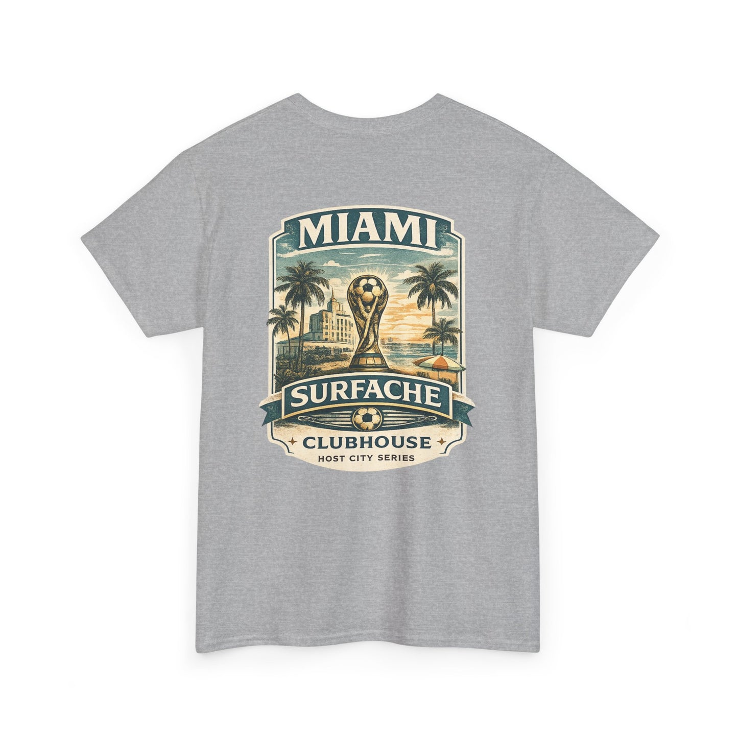 Surfache Miami Clubhouse T-Shirt — Vintage Palm Beach Surf Tee