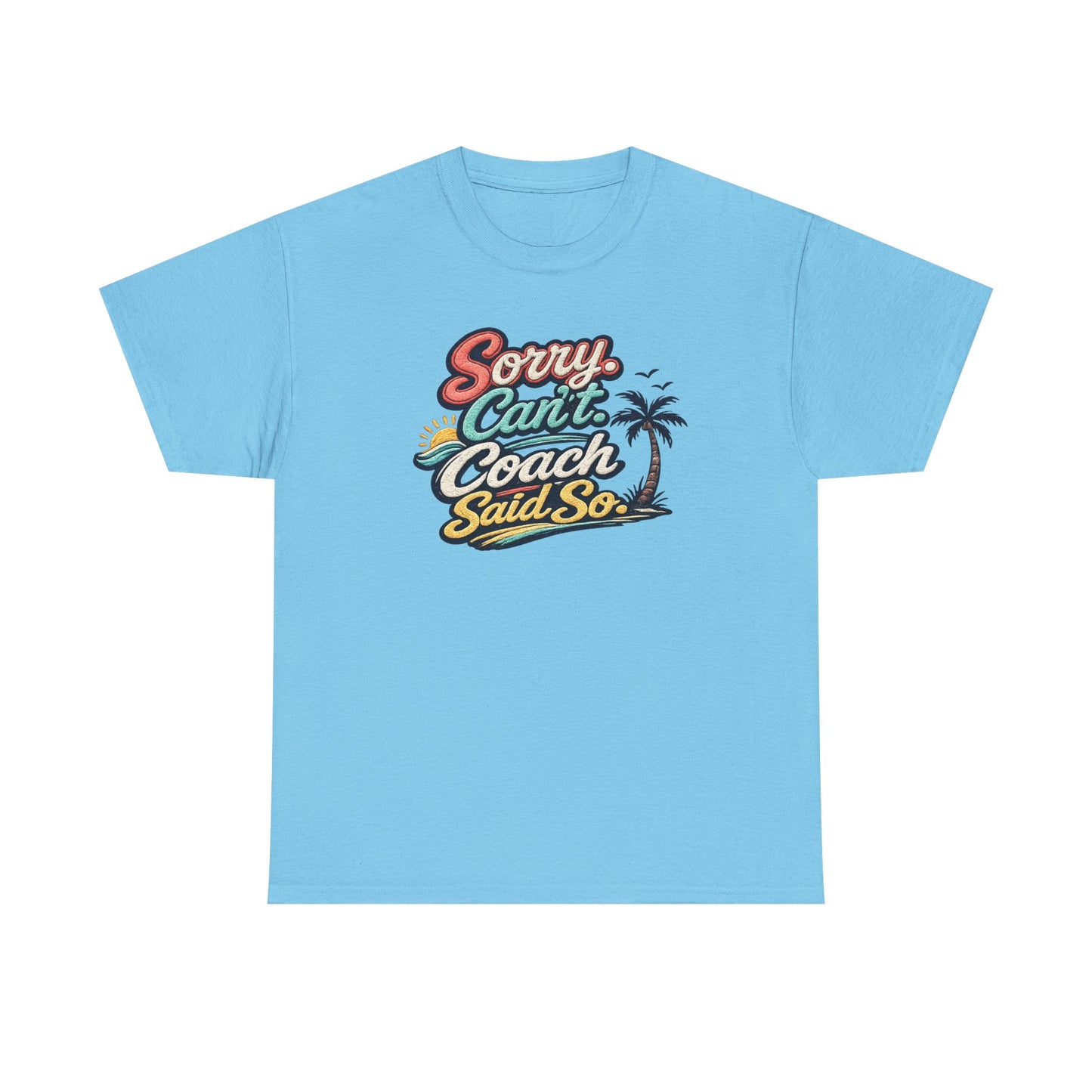 Beach Volleyball Tee — "Sorry, Can't. I’ve Got Beach Volleyball" Retro Graphic