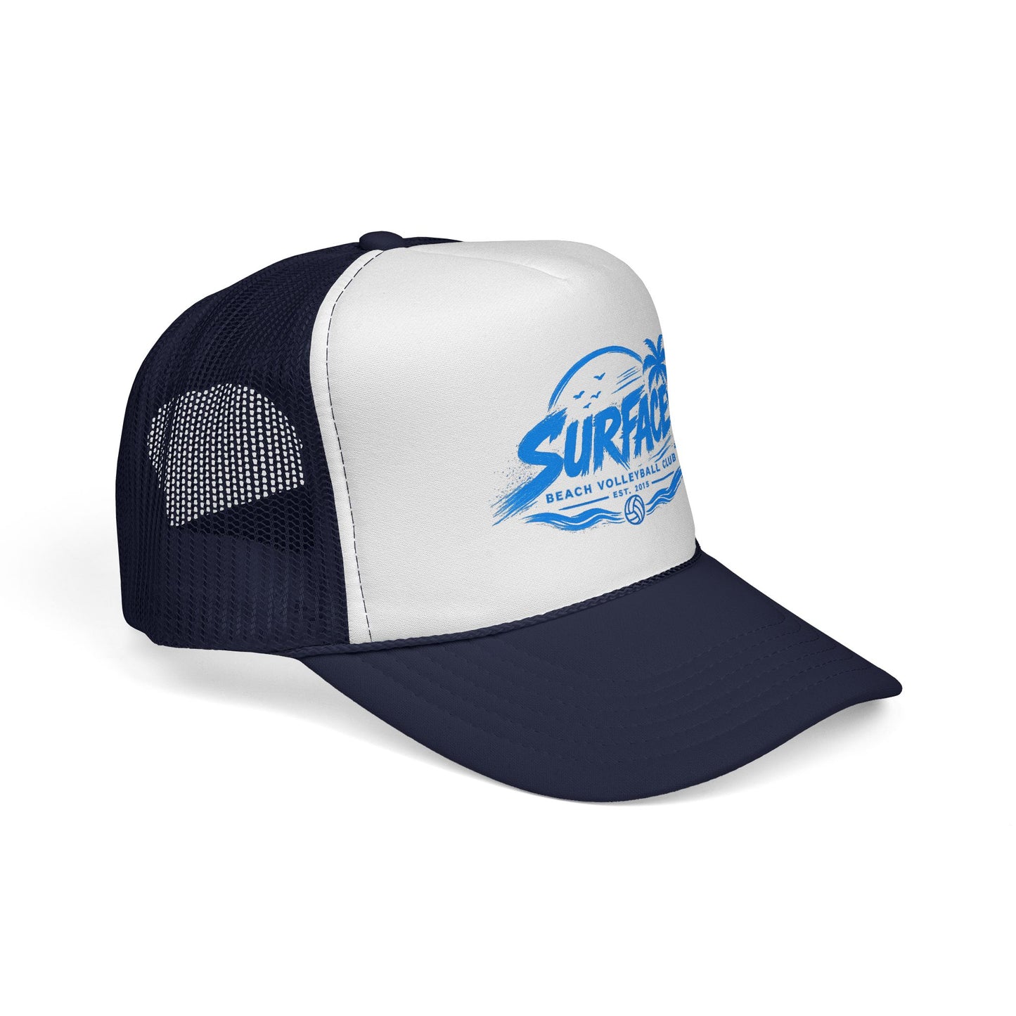 Surface Beach Volleyball Club Trucker Cap | Surf Palm Logo