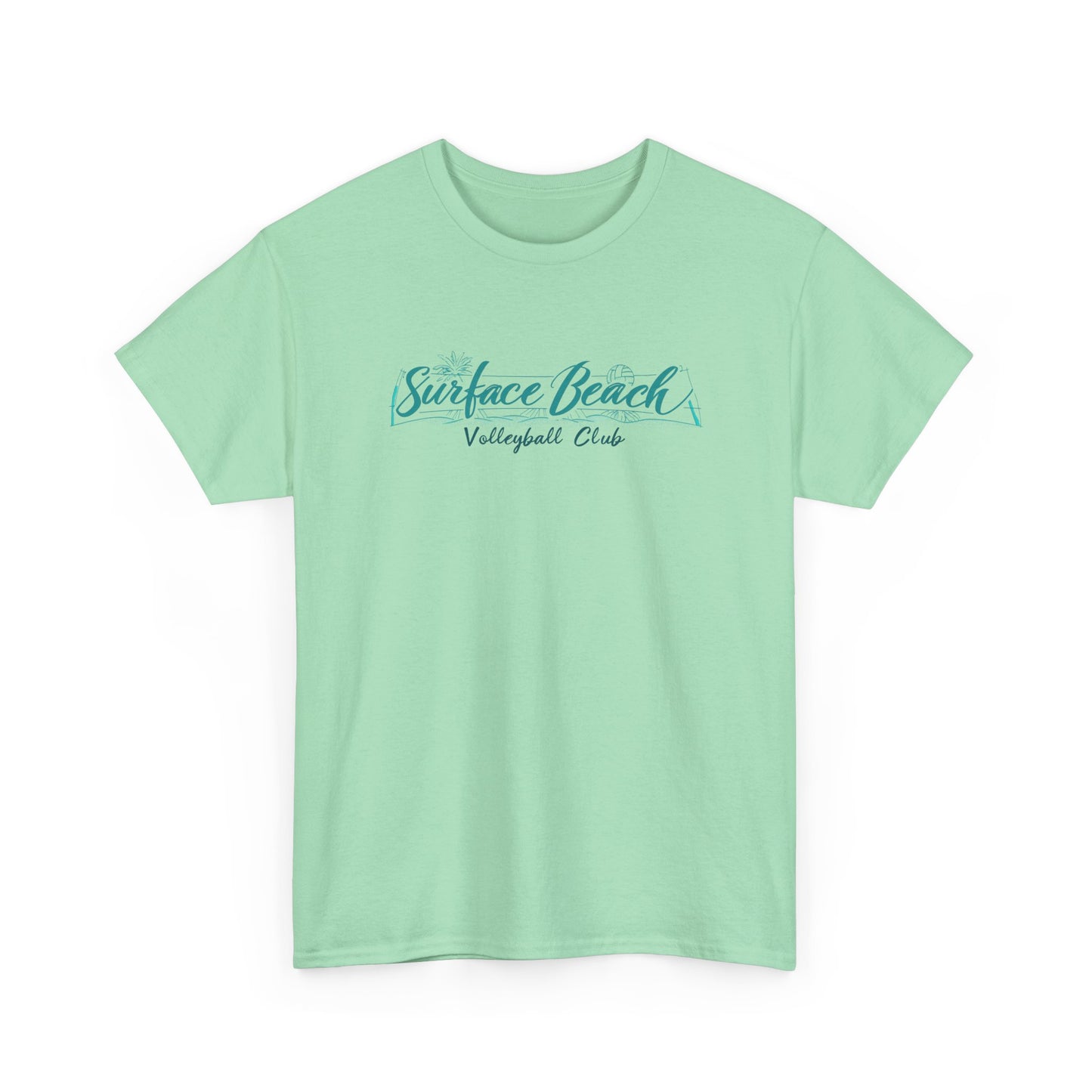 Beach Player Volleyball Tee — Surface Beach Club Graphic T-Shirt