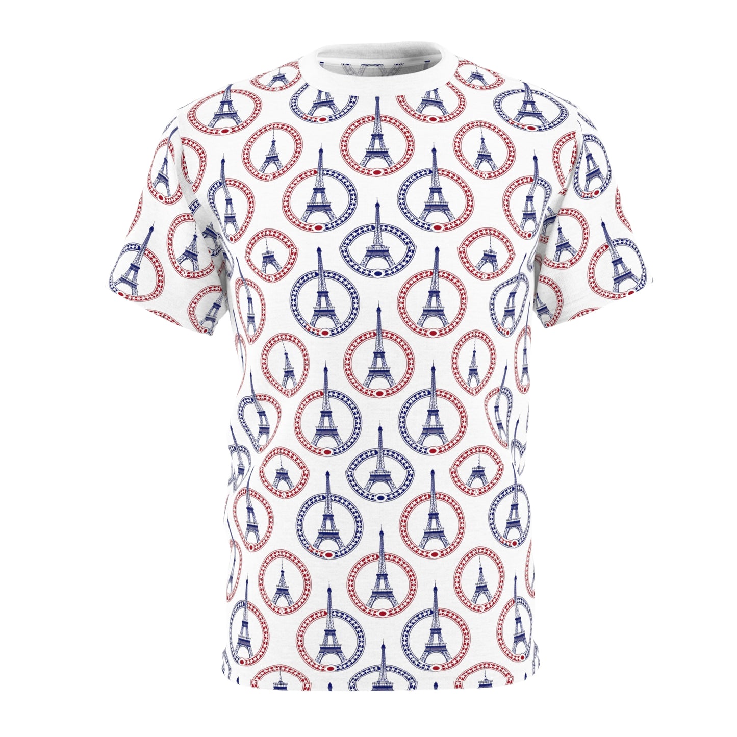 Paris Olympics Inspired Surface Beach Volleyball Club Unisex Cut & Sew Tee (AOP)