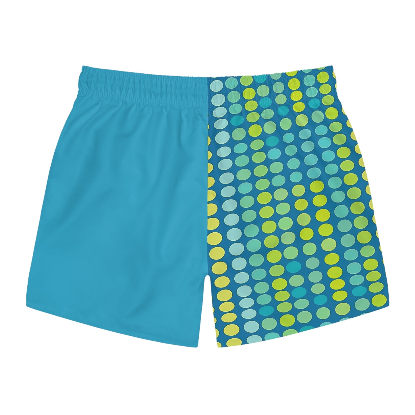 Polka Dot Icon Color Block Surface Beach Volleyball Club Modern Swim Trunks