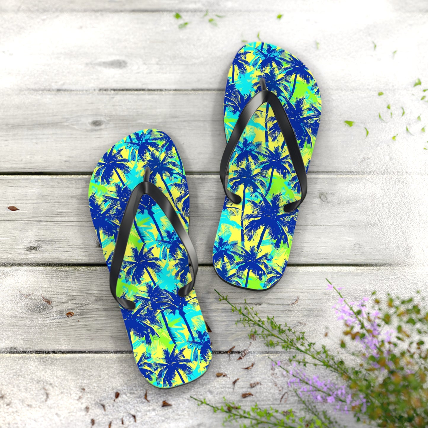 Tropical Surface Beach Volleyball Club Designer Flip Flops