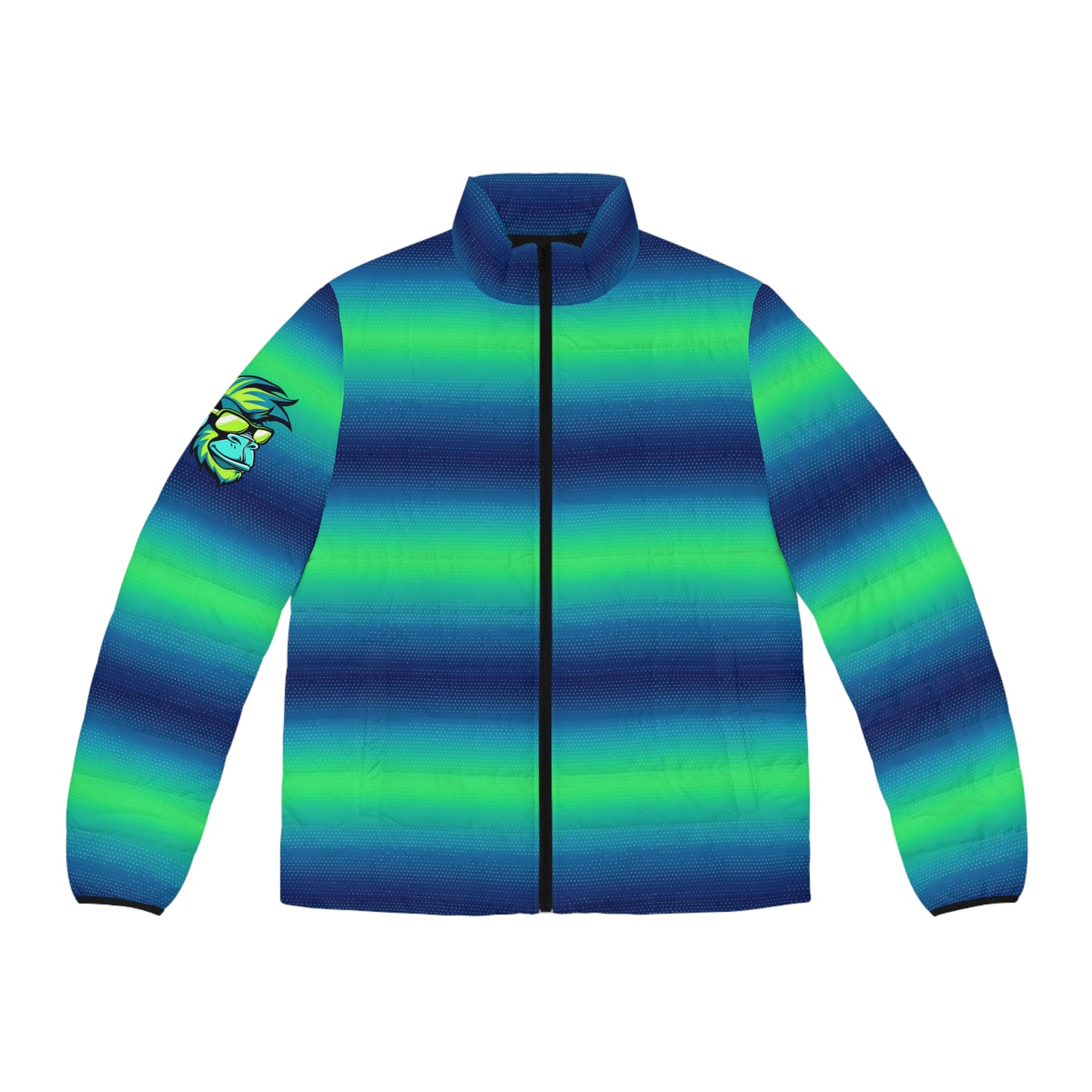 Mascot Surface Beach Volleyball Club Men's Puffer Jacket (AOP)