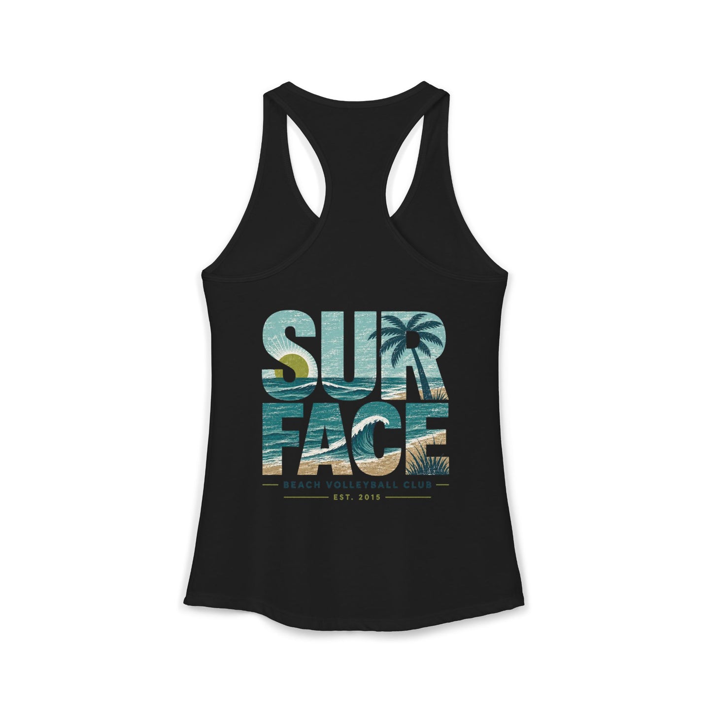 Surface Beach Volleyball Club Women's Racerback Tank - Beach Vibes