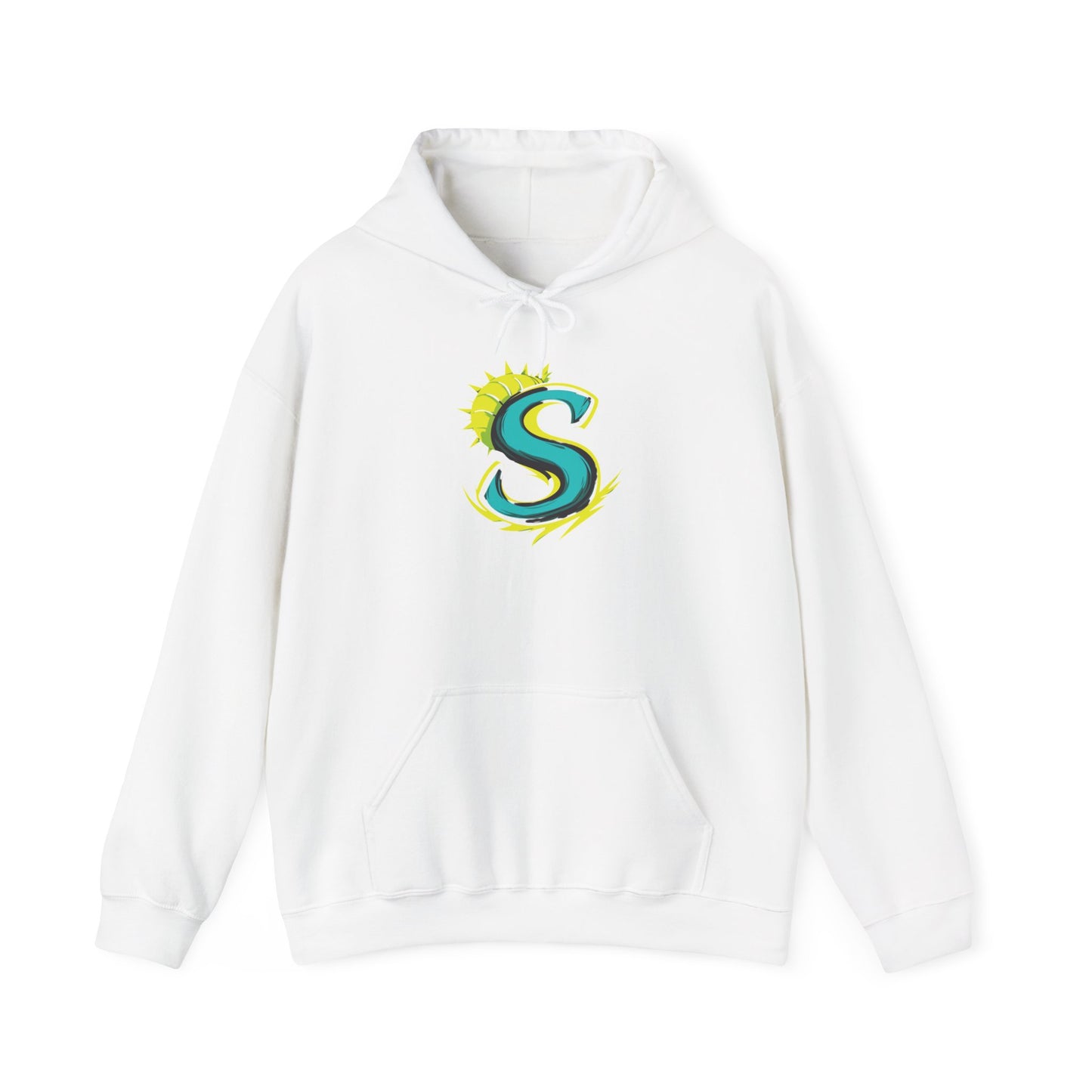 Sunwave 'S' Logo Hoodie – Surf-Inspired Monogram Sweatshirt