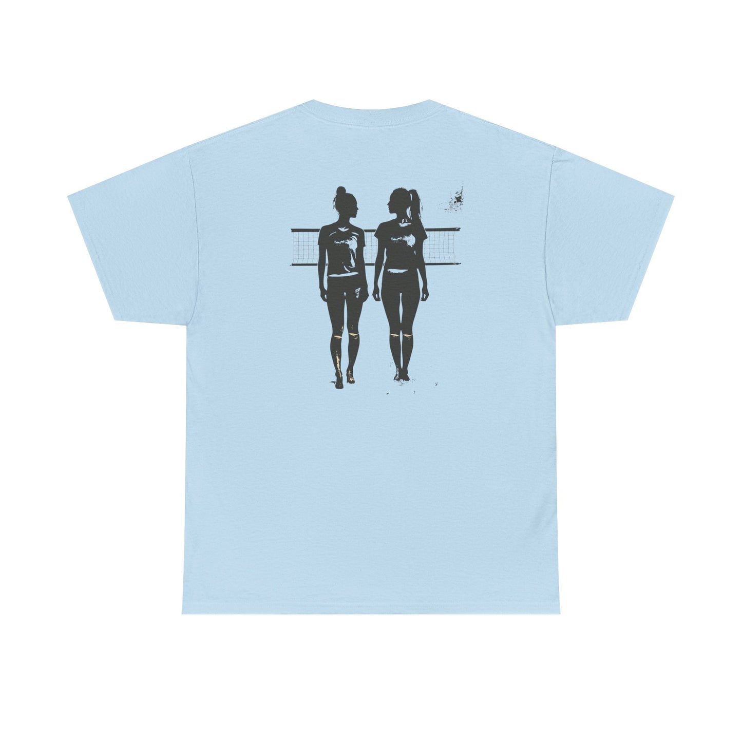 Beach Volleyball “Partners” Unisex Heavy Cotton Tee