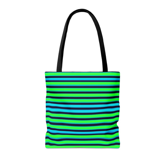 Surface Beach Volleyball Striped Logo Tote Bag (AOP)