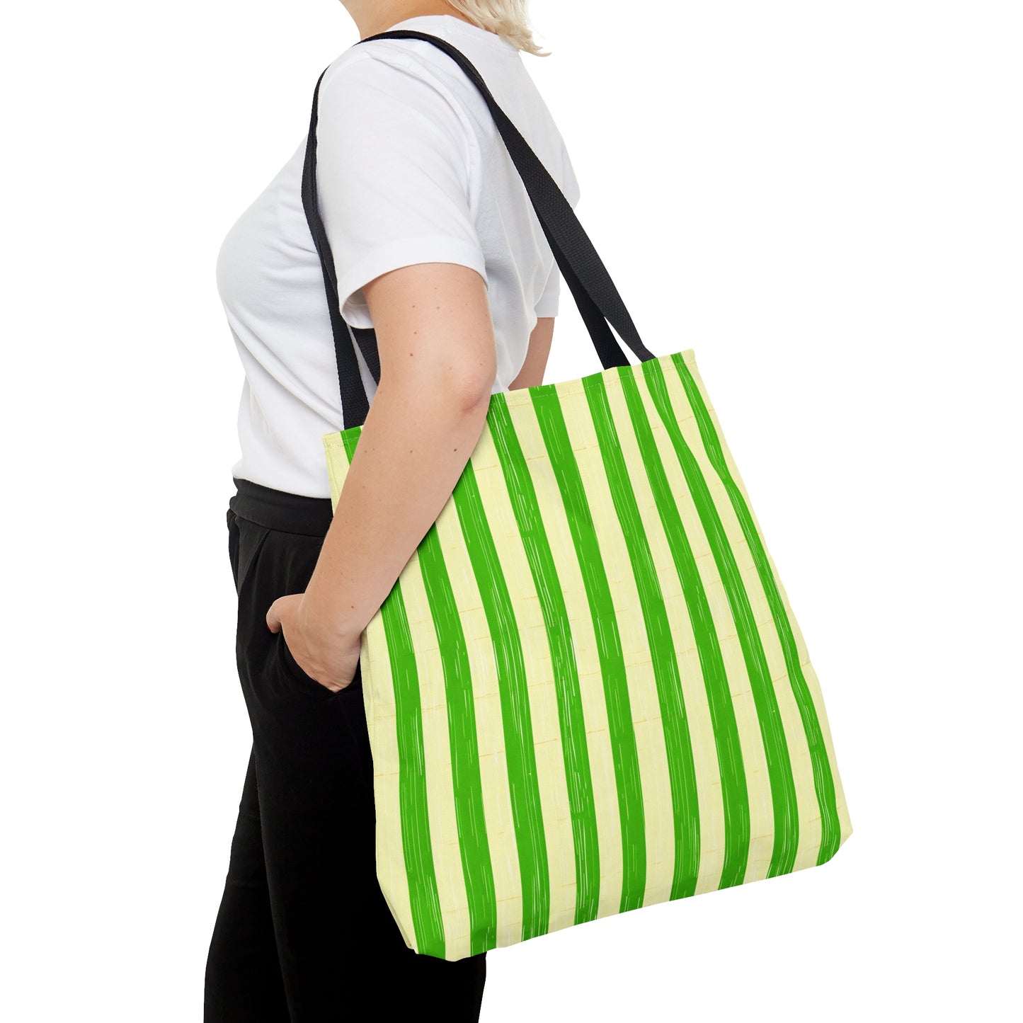 Moda Urbano Striped Tote Bag (AOP)