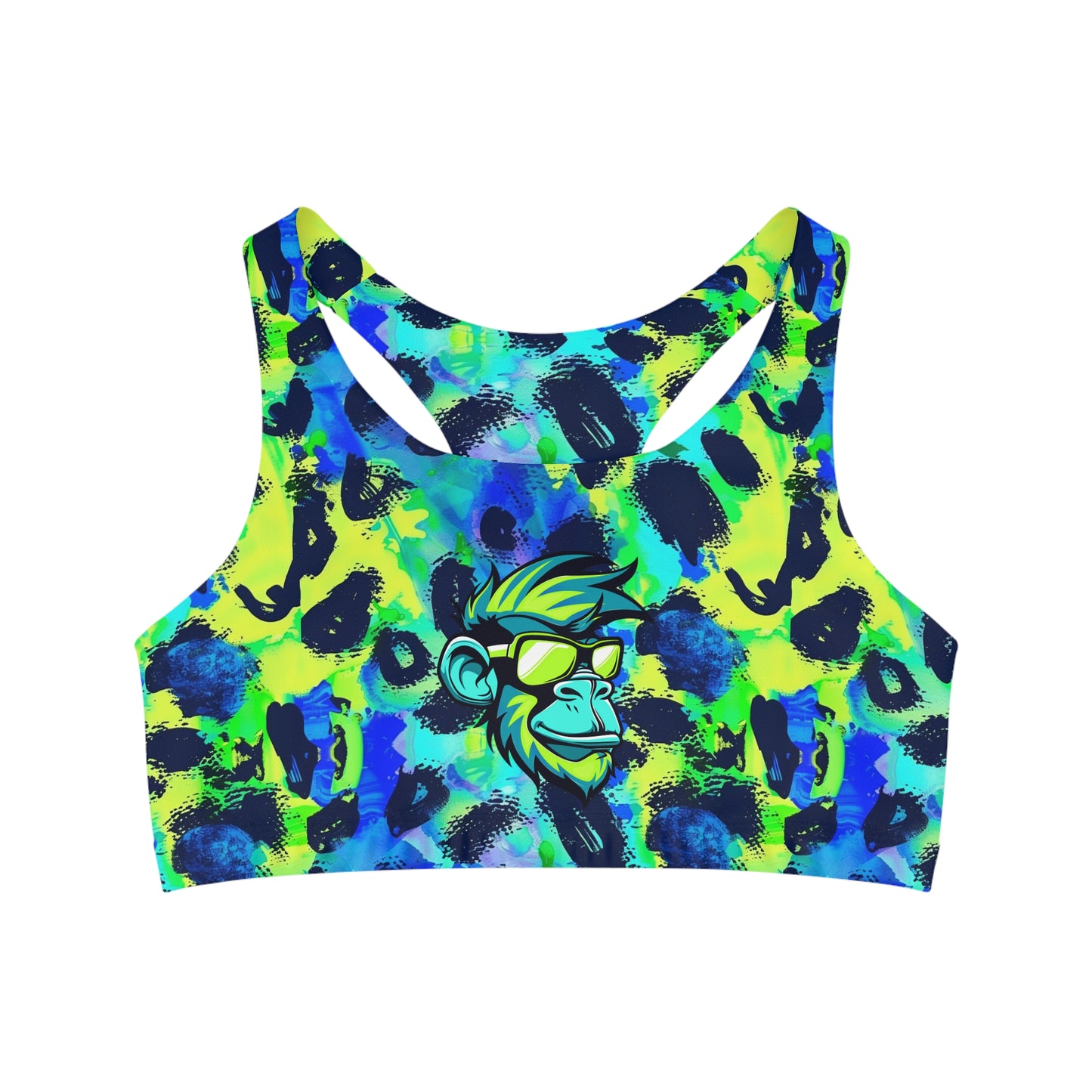 Mascot Surface Beach Volleyball Club Seamless Sports Bra (AOP)