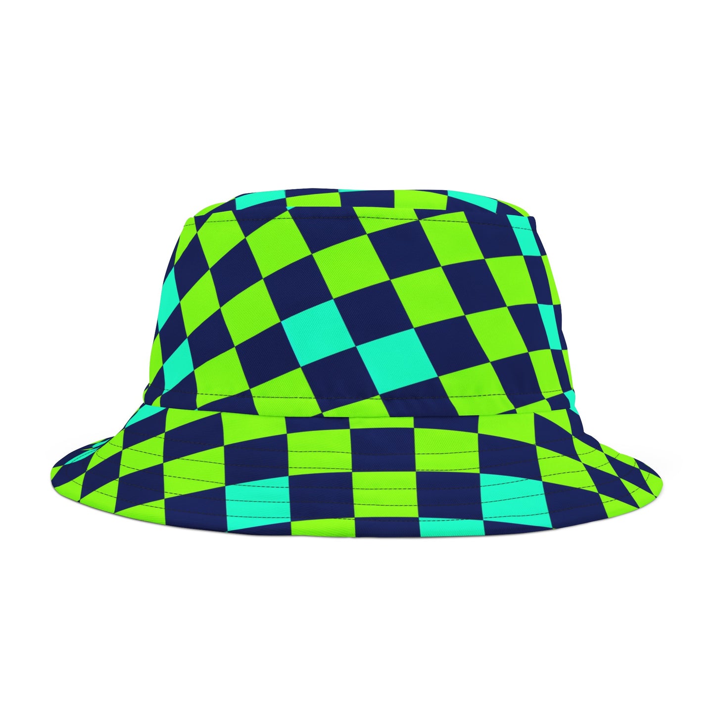 Moda Urbano Checkered Bucket Hat (AOP)