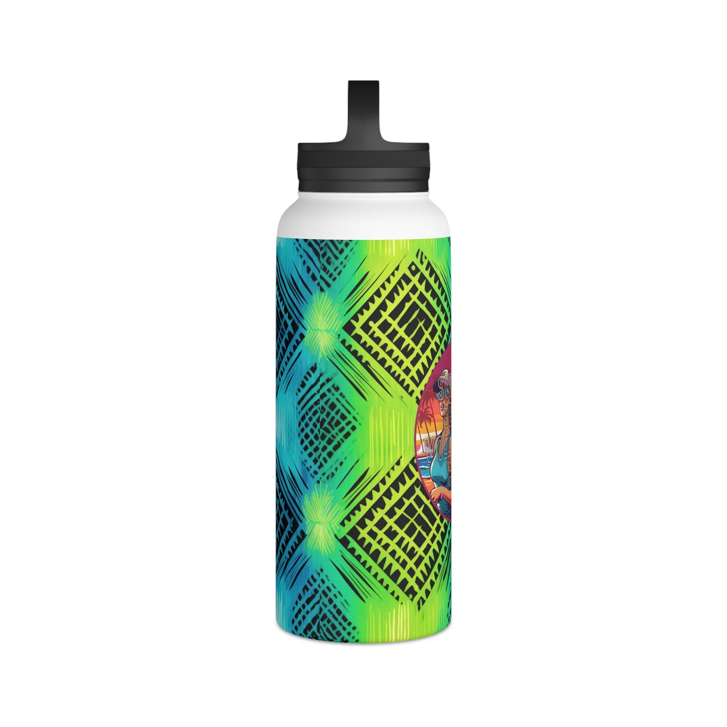 Surface Beach Volleyball Club Stainless Steel Water Bottle, Handle Lid