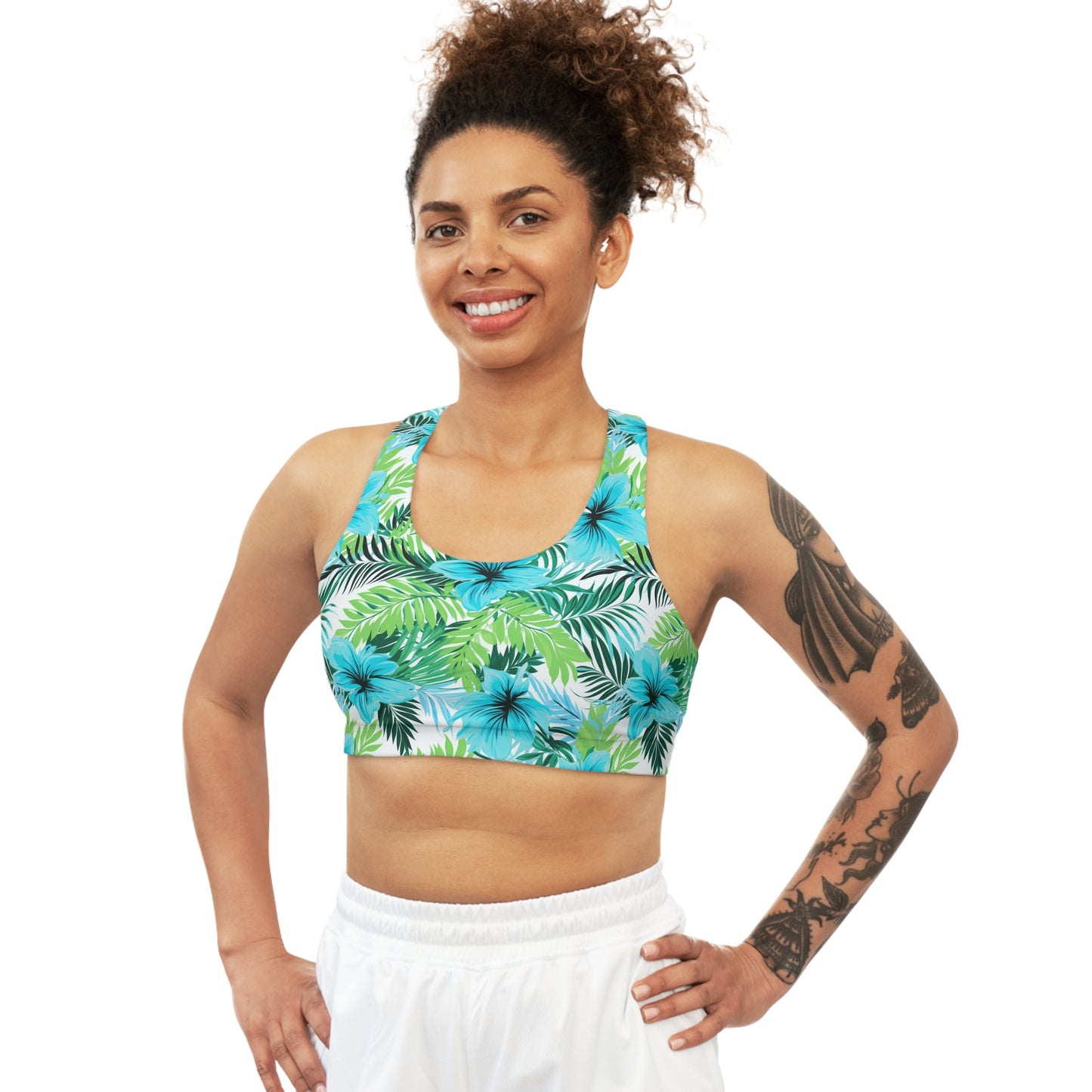 Surface Beach Volleyball Club Seamless Sports Bra (AOP)