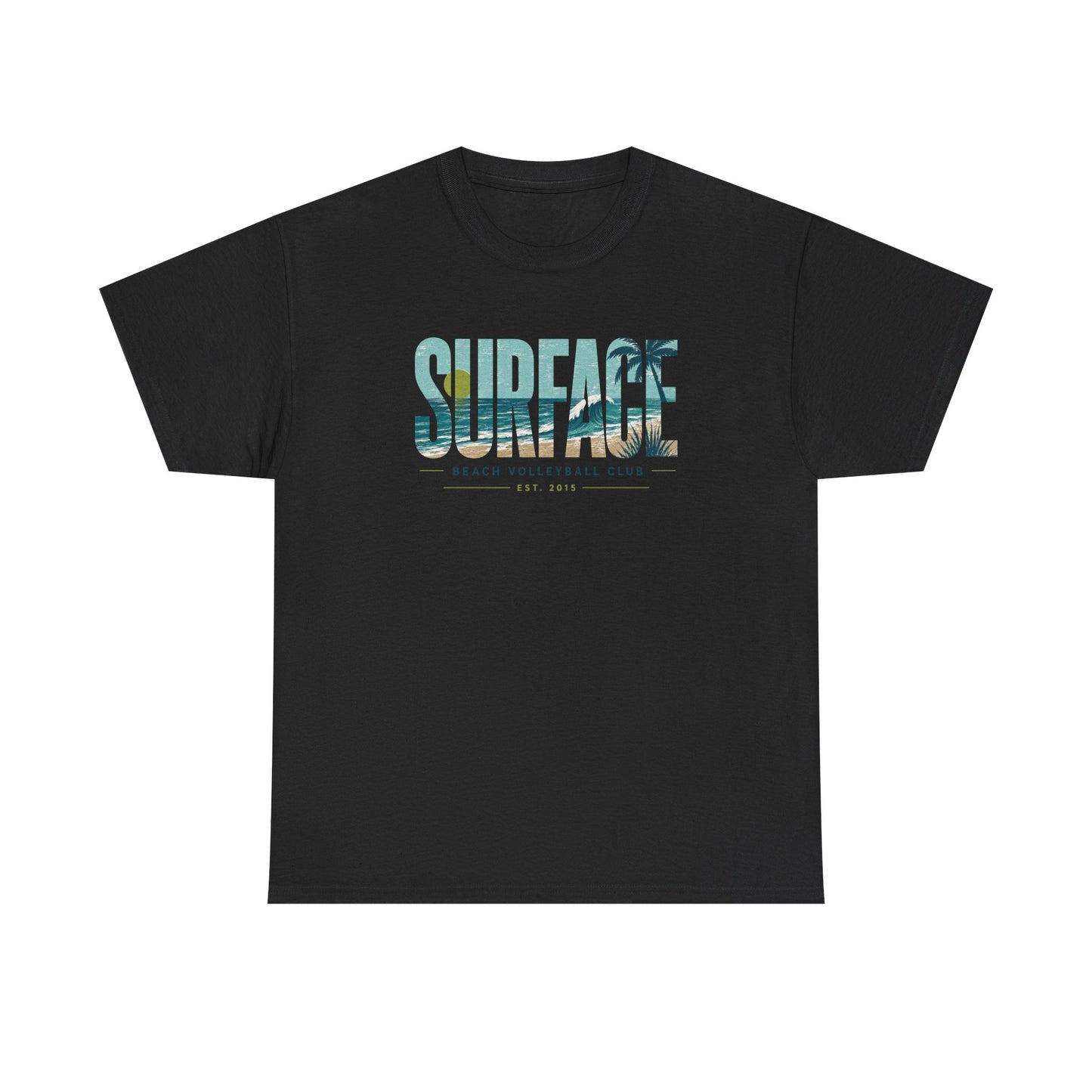 Surface Beach Volleyball Club T-Shirt — Coastal Surf Graphic Tee