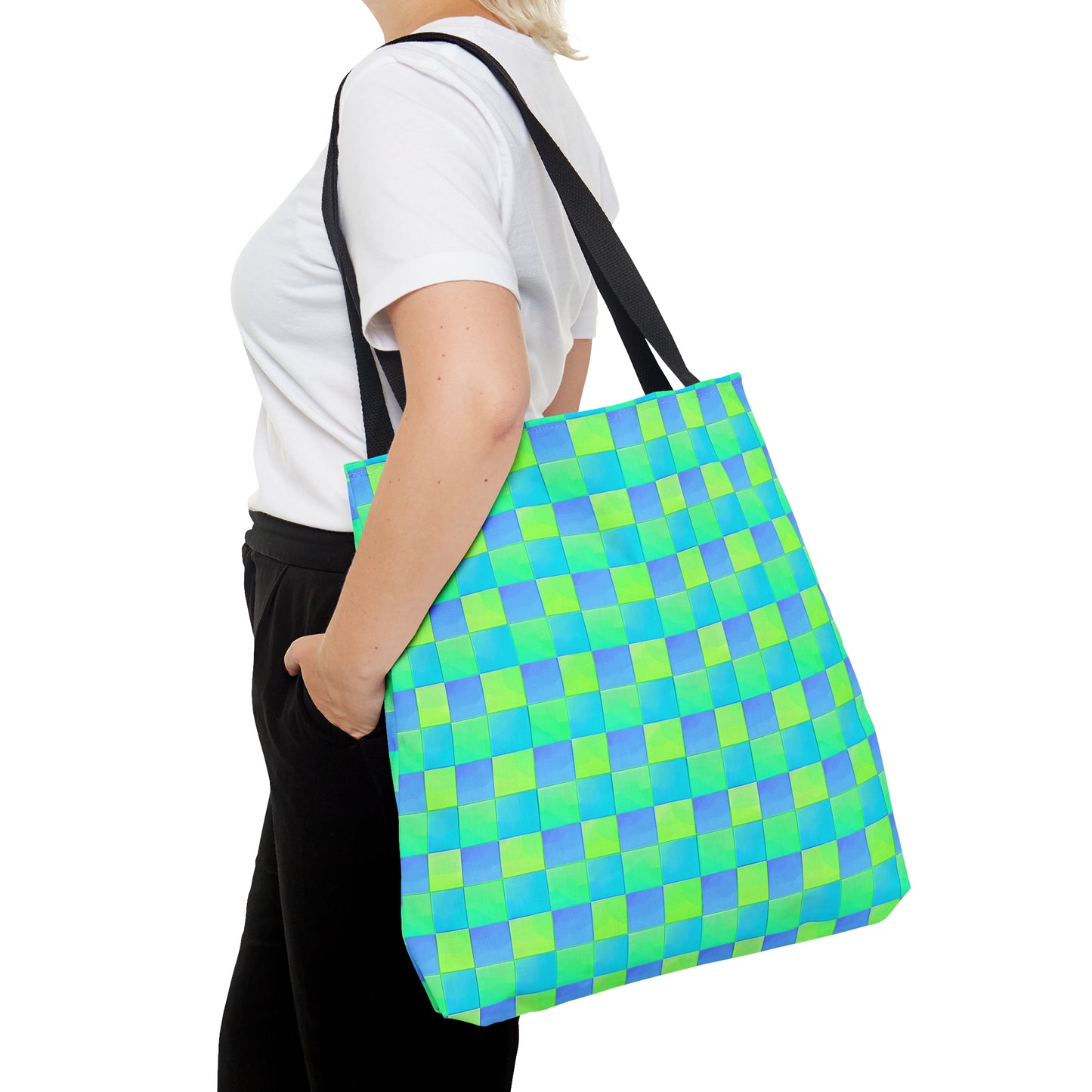 Moda Urbano Checkered Travel Tote Bag