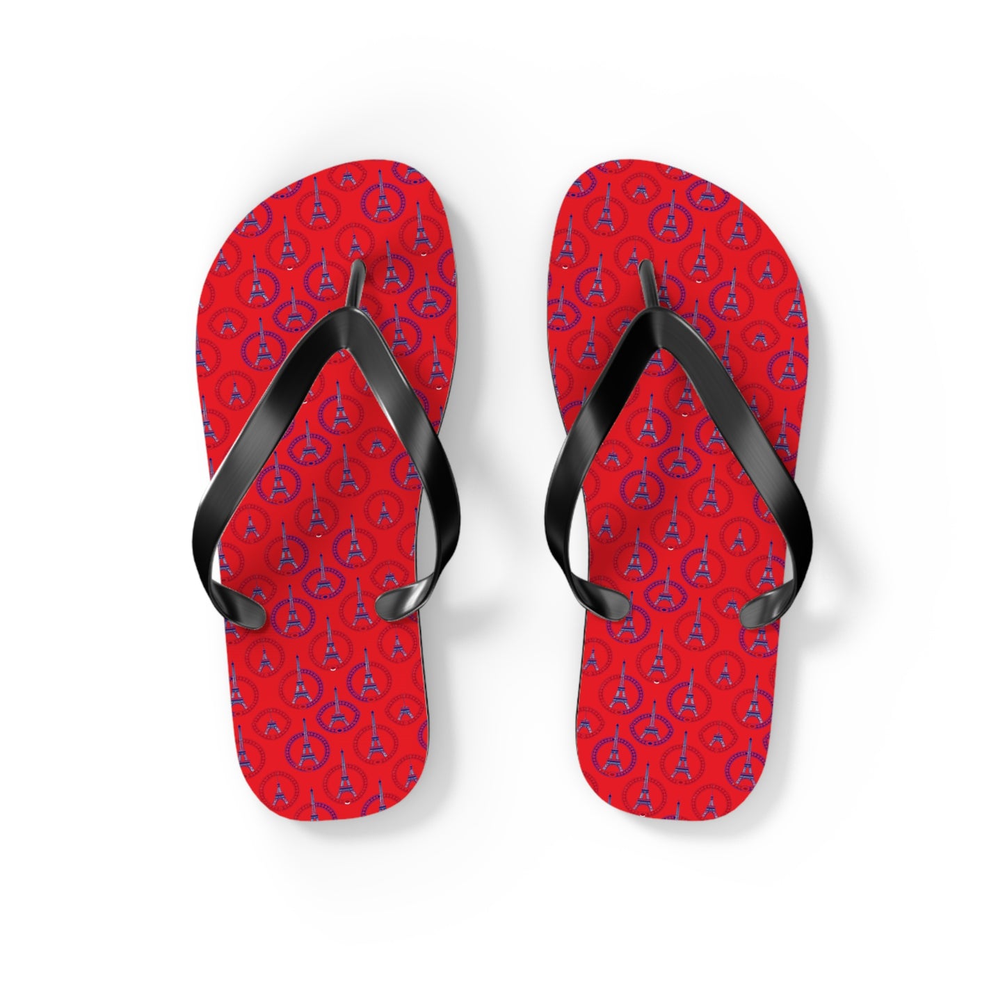 Paris Olympics Inspired Moda Urbano Designer Flip Flops