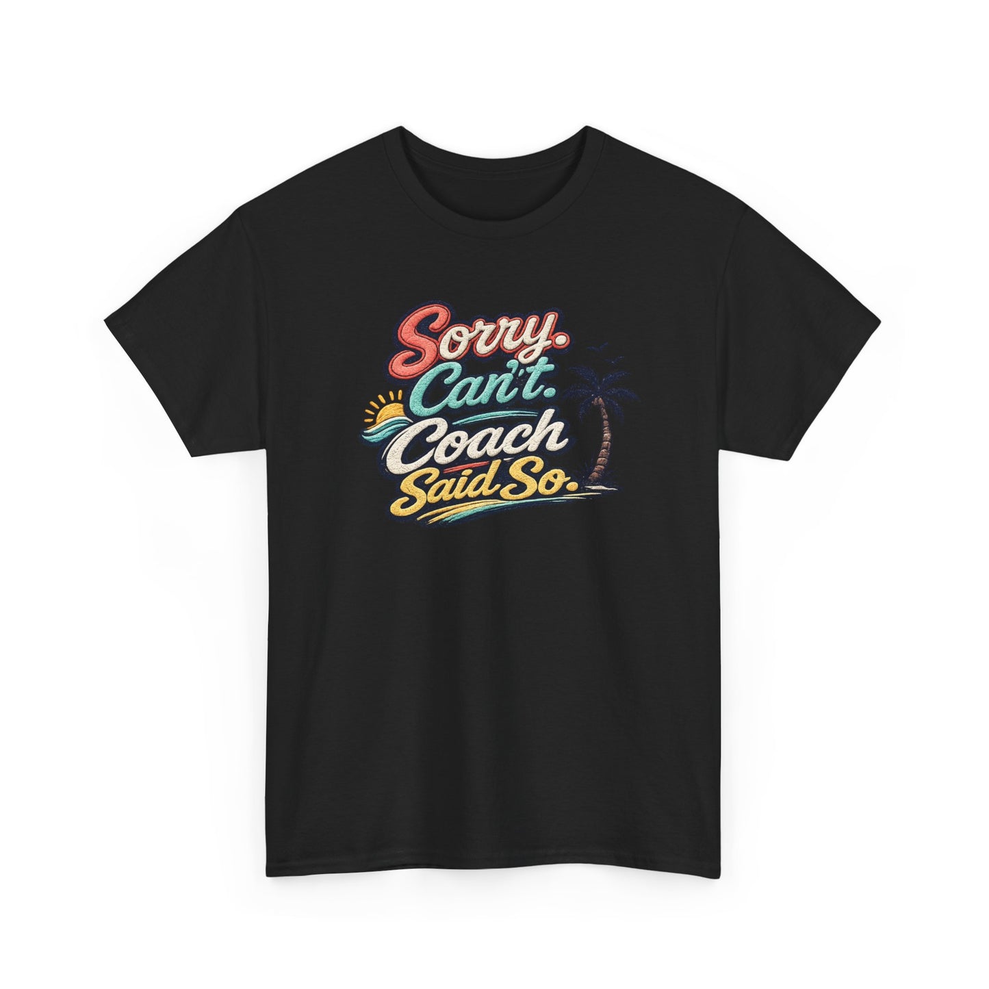 Beach Volleyball Tee — "Sorry, Can't. I’ve Got Beach Volleyball" Retro Graphic