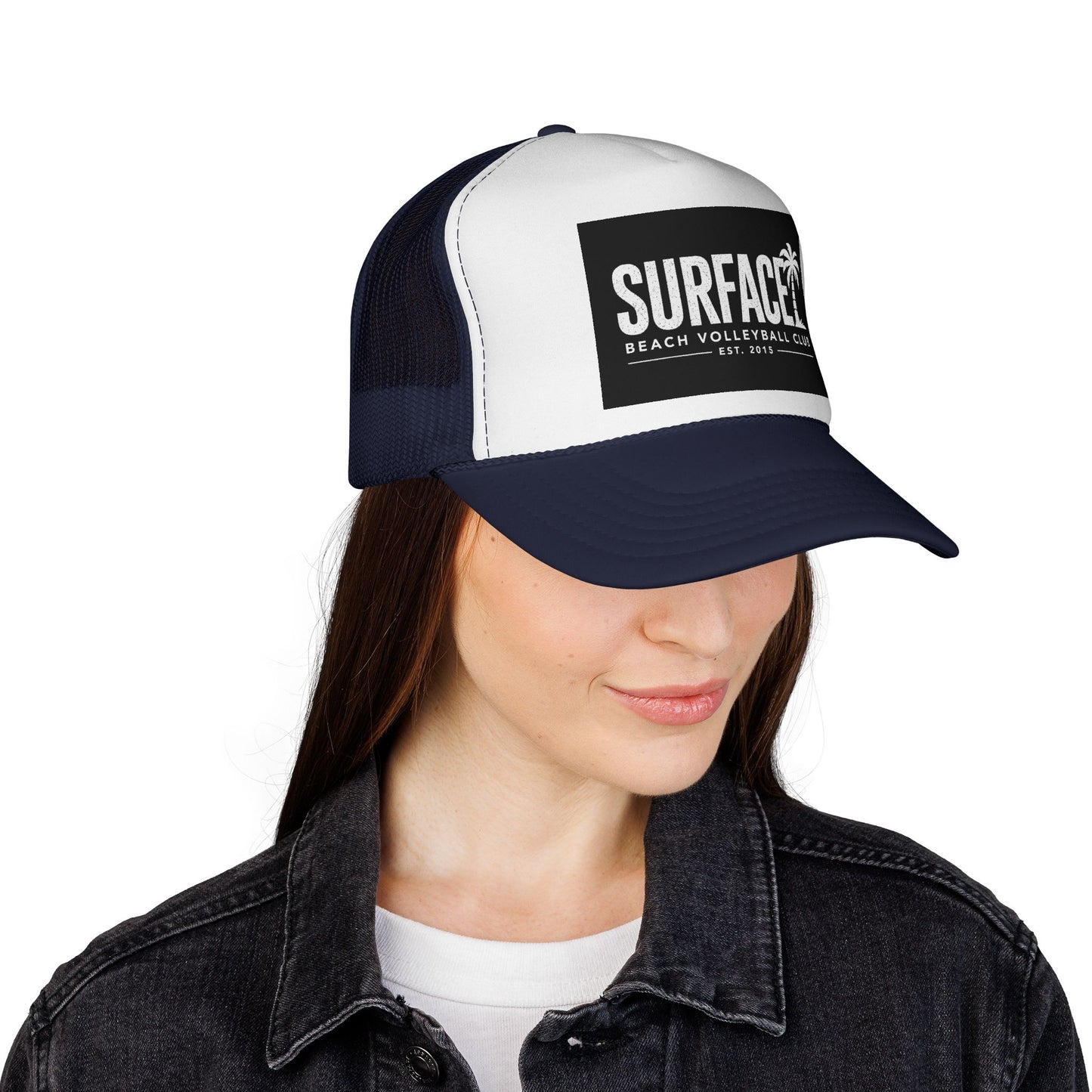 Surface Beach Volleyball Club Trucker Cap | Surf Palm Logo
