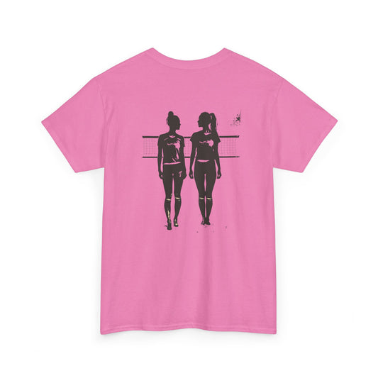 Surface Beach Volleyball “Partners” Unisex Heavy Cotton Tee